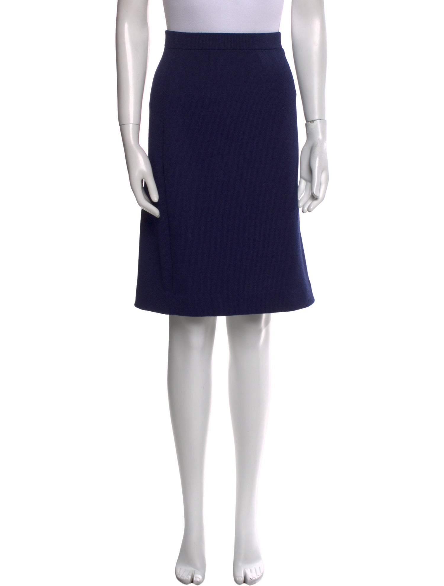 St. John Collection Wool Knee-Length Skirt