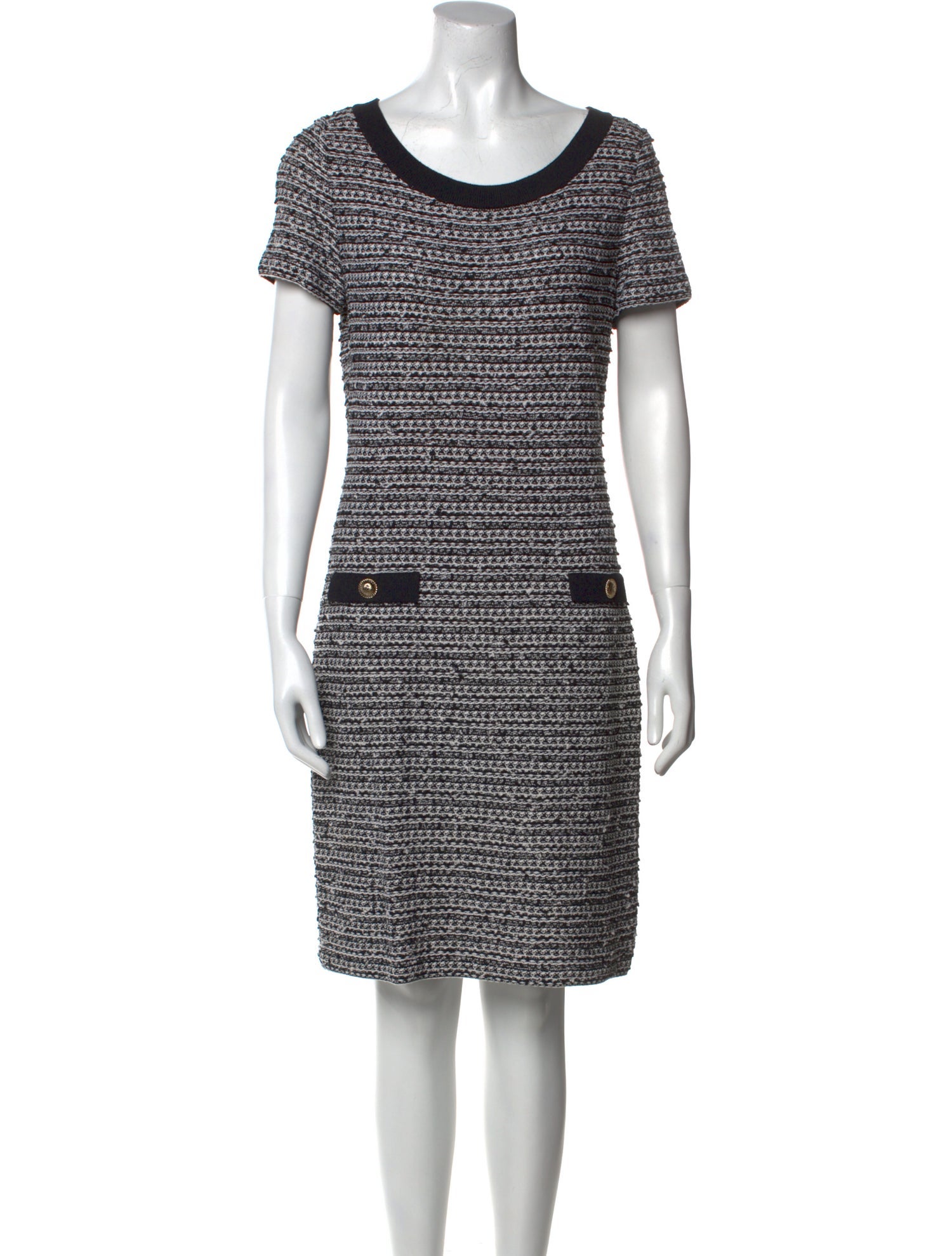 St. John Collection Wool Knee-Length Dress