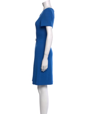 St. John Collection Bateau Neckline Knee-Length Dress