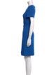 St. John Collection Bateau Neckline Knee-Length Dress
