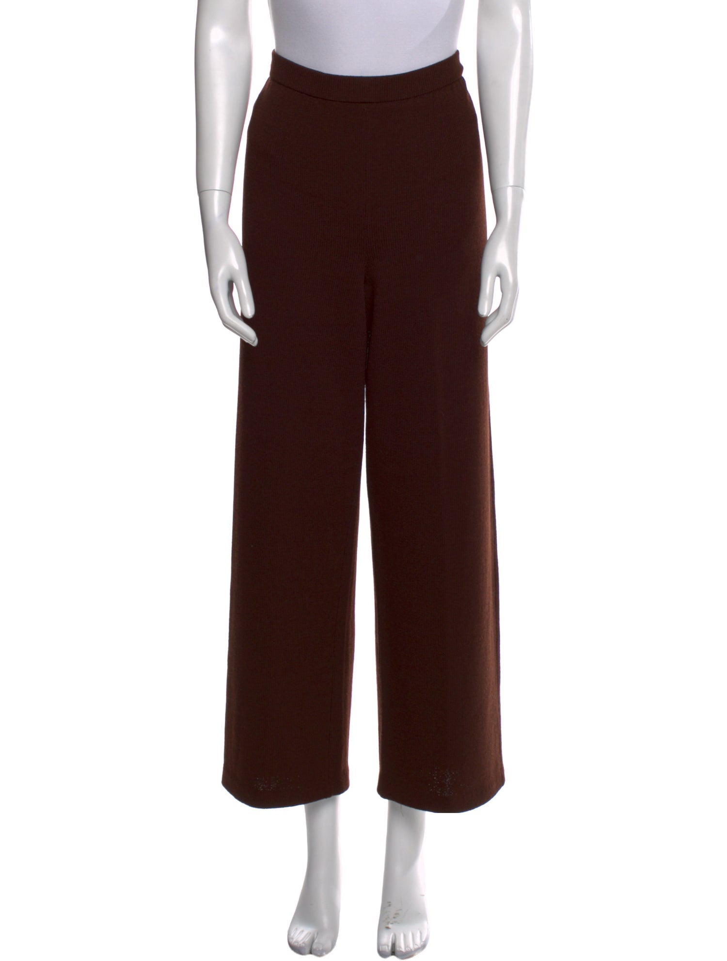 St. John Collection Wool Wide Leg Pants