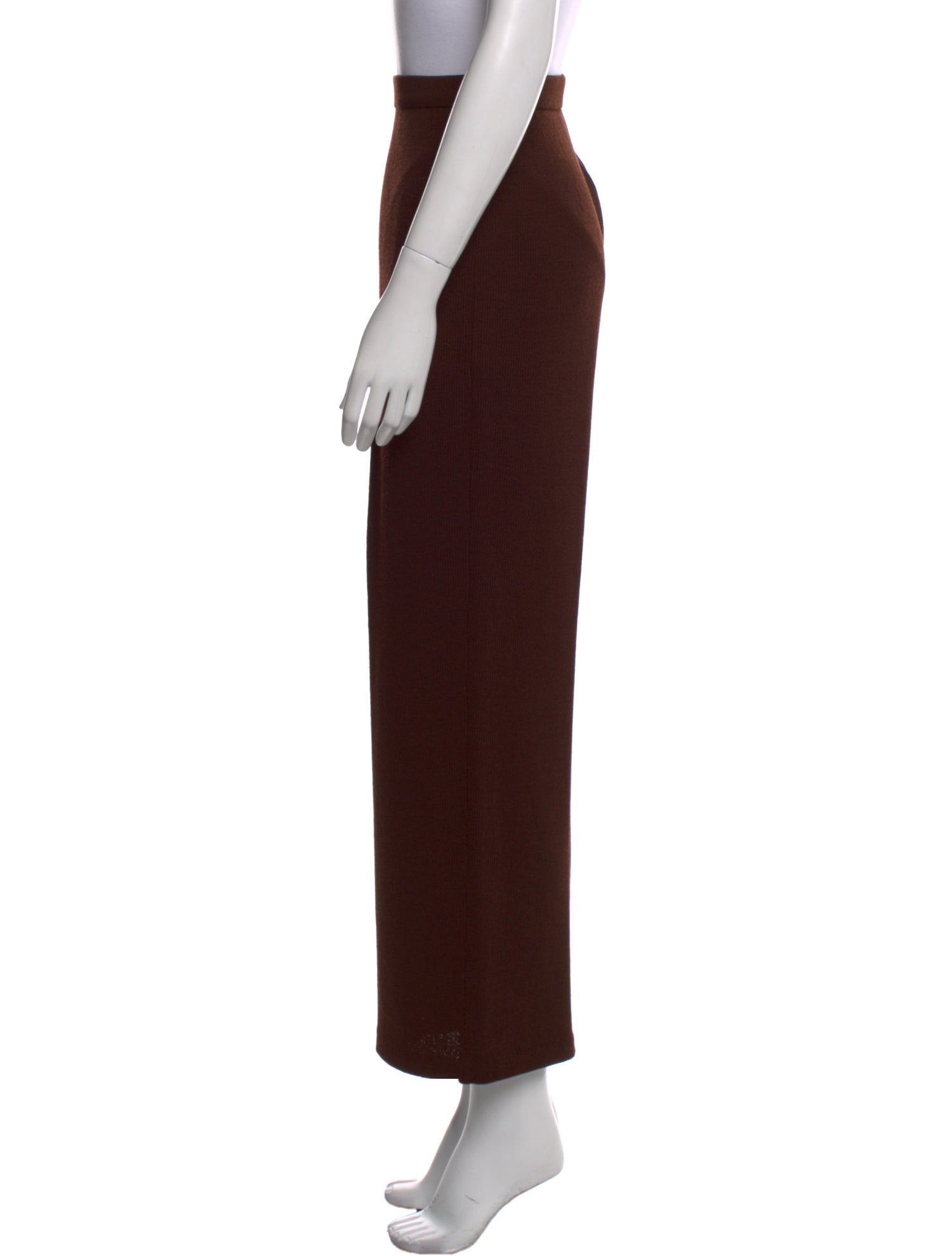 St. John Collection Wool Wide Leg Pants
