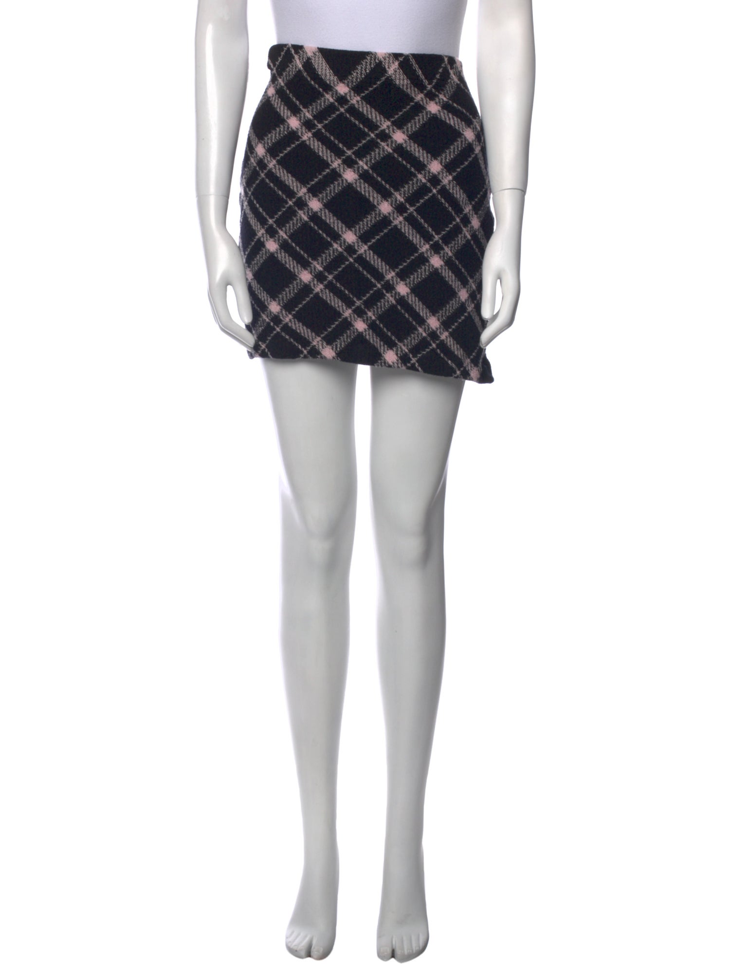 St. John Collection Wool Mini Skirt
