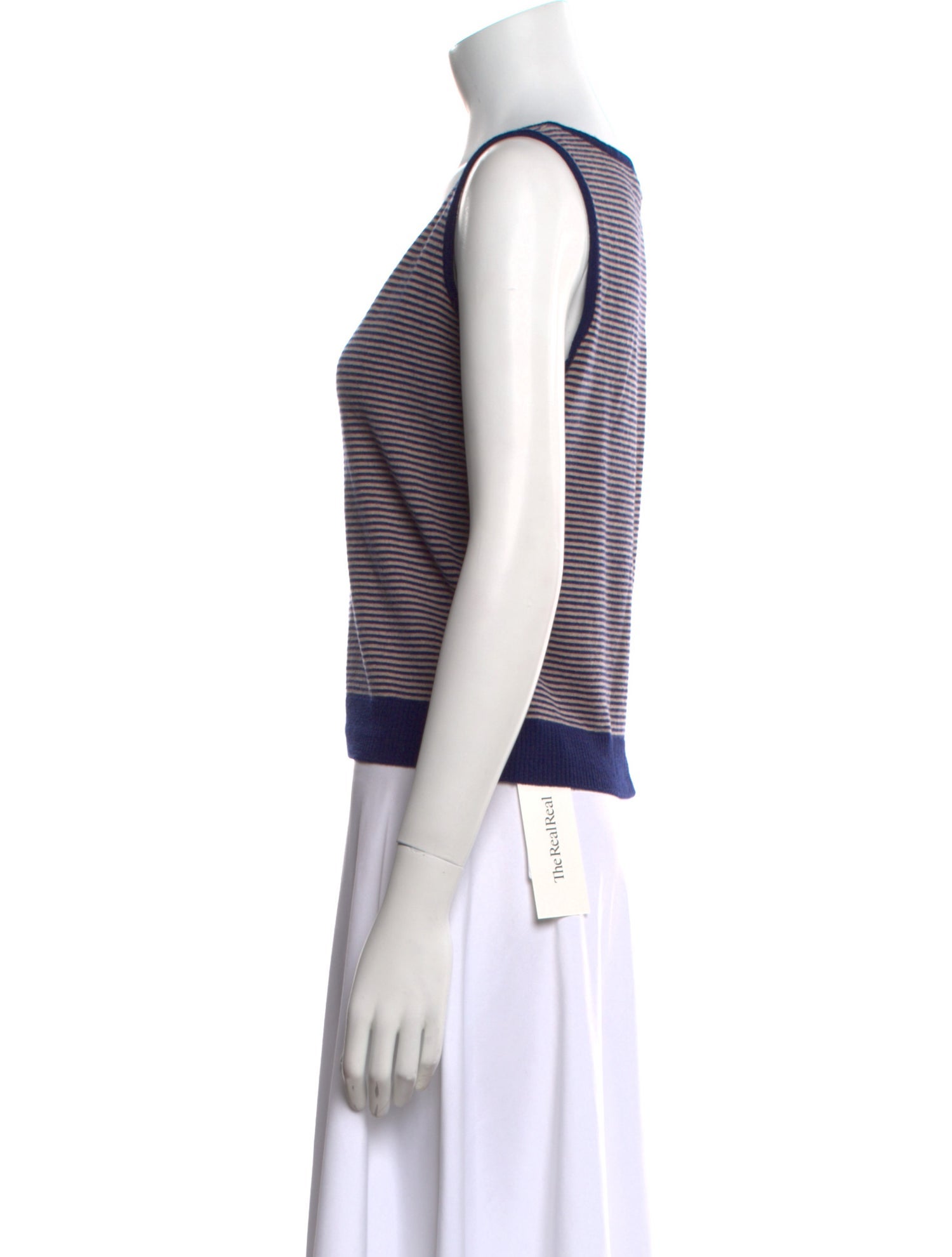 St. John Collection Wool Striped Sweater