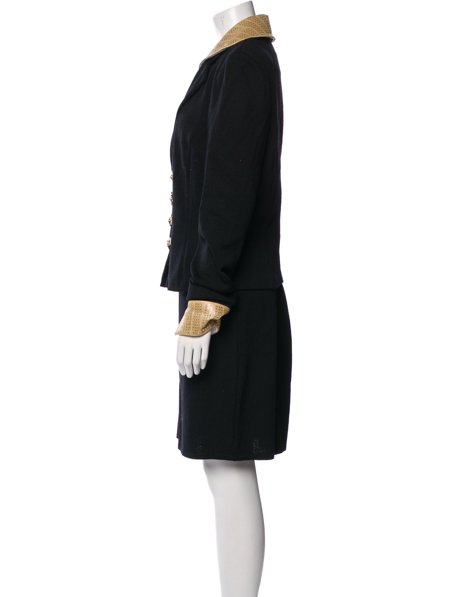 St. John Collection Vintage Wool Skirt Set