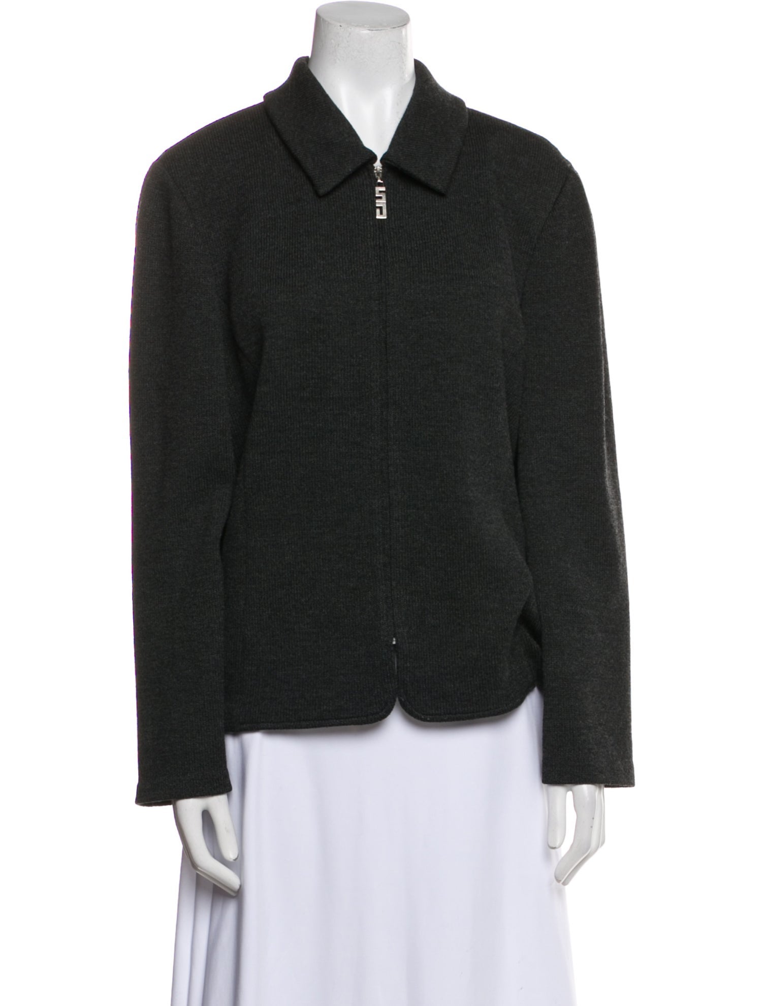 St. John Collection Plaid Print Blazer