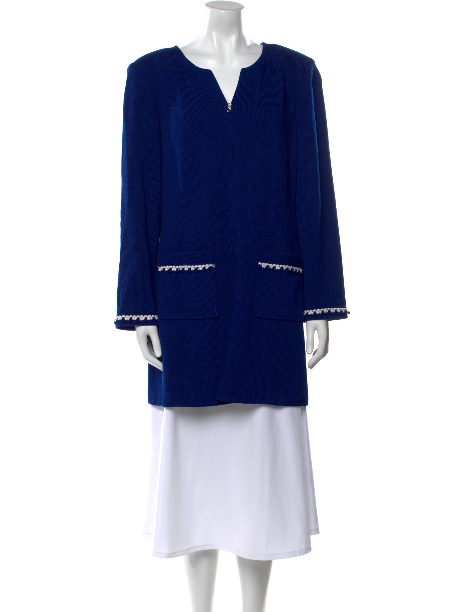 St. John Collection Wool V-Neck Sweater w/ Tags