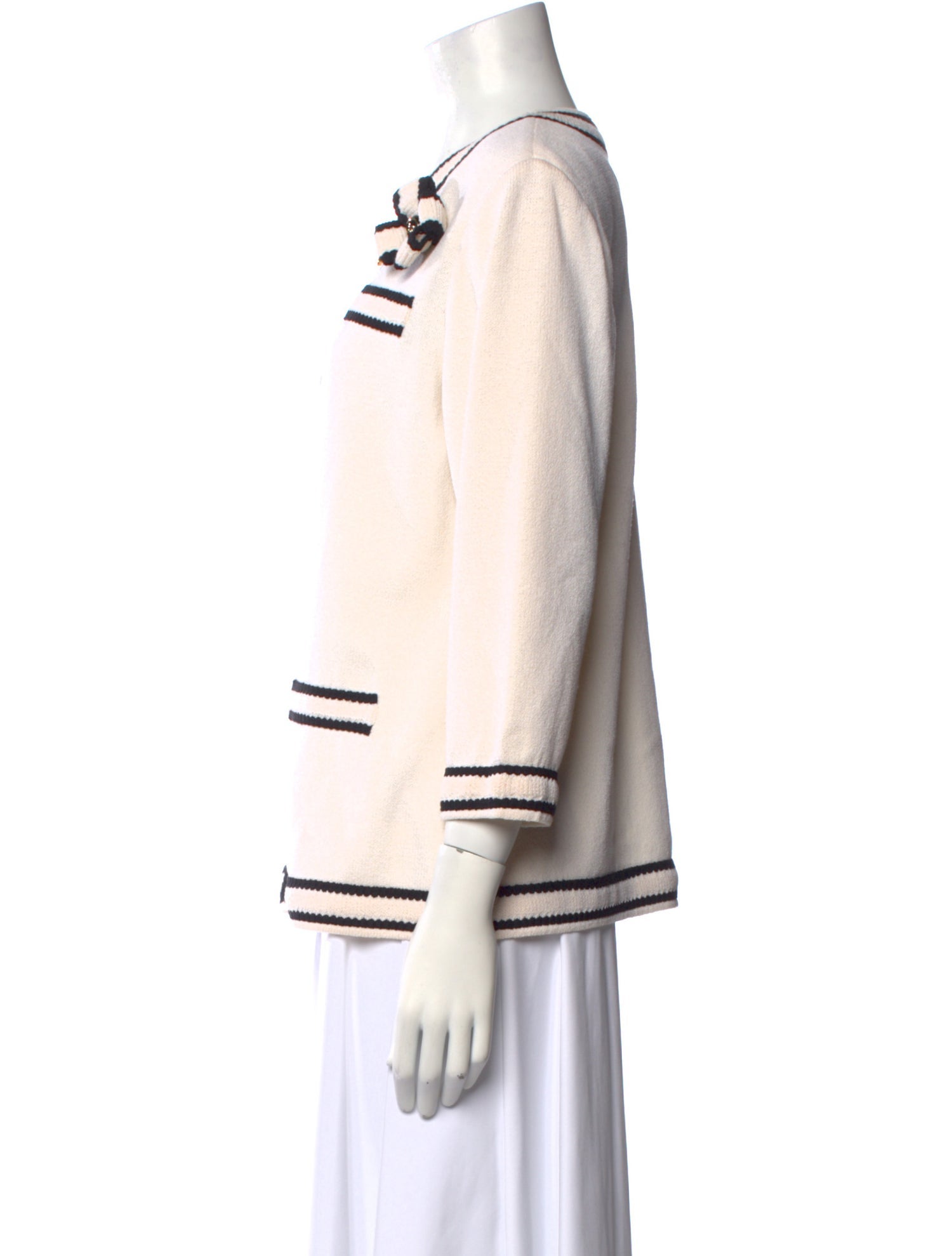 St. John Collection Wool Printed Sweater