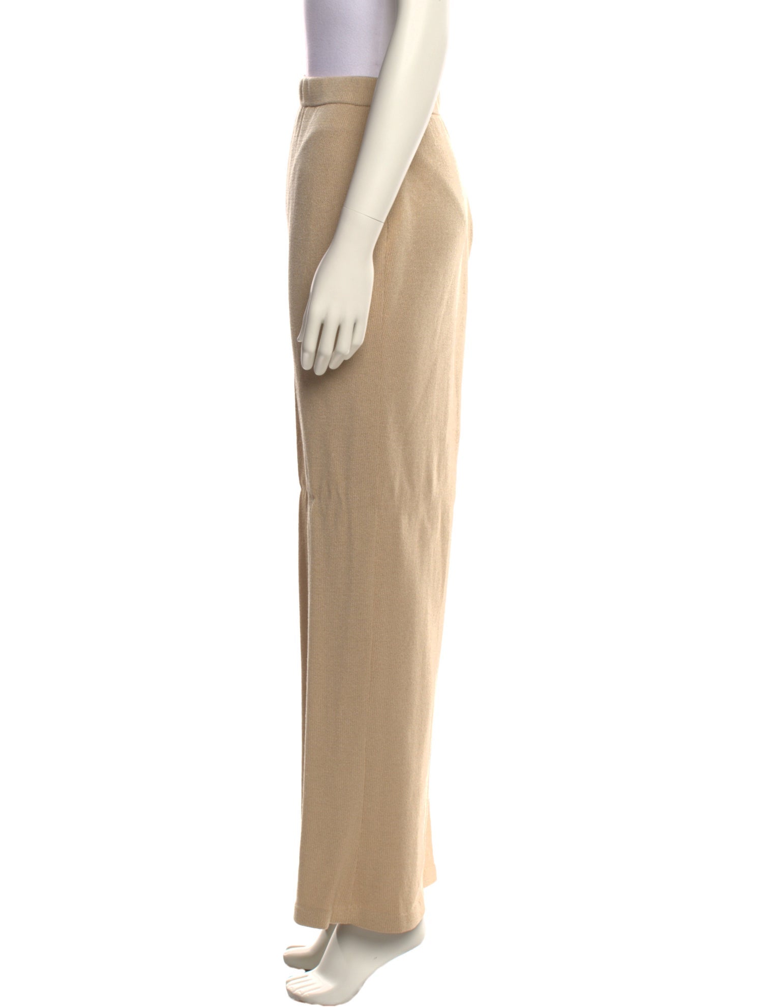 St. John Collection Wool Wide Leg Pants