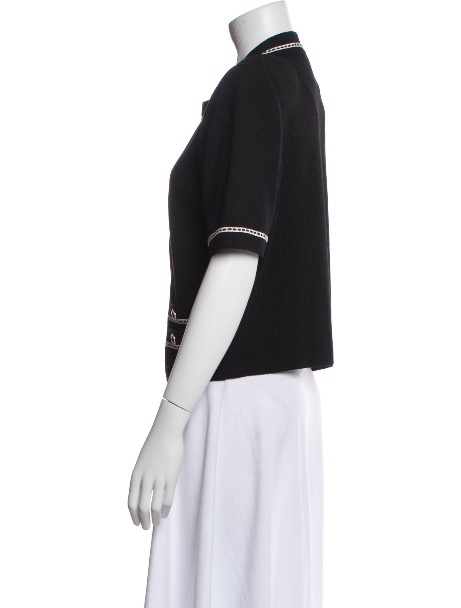 St. John Collection Crew Neck Short Sleeve Top