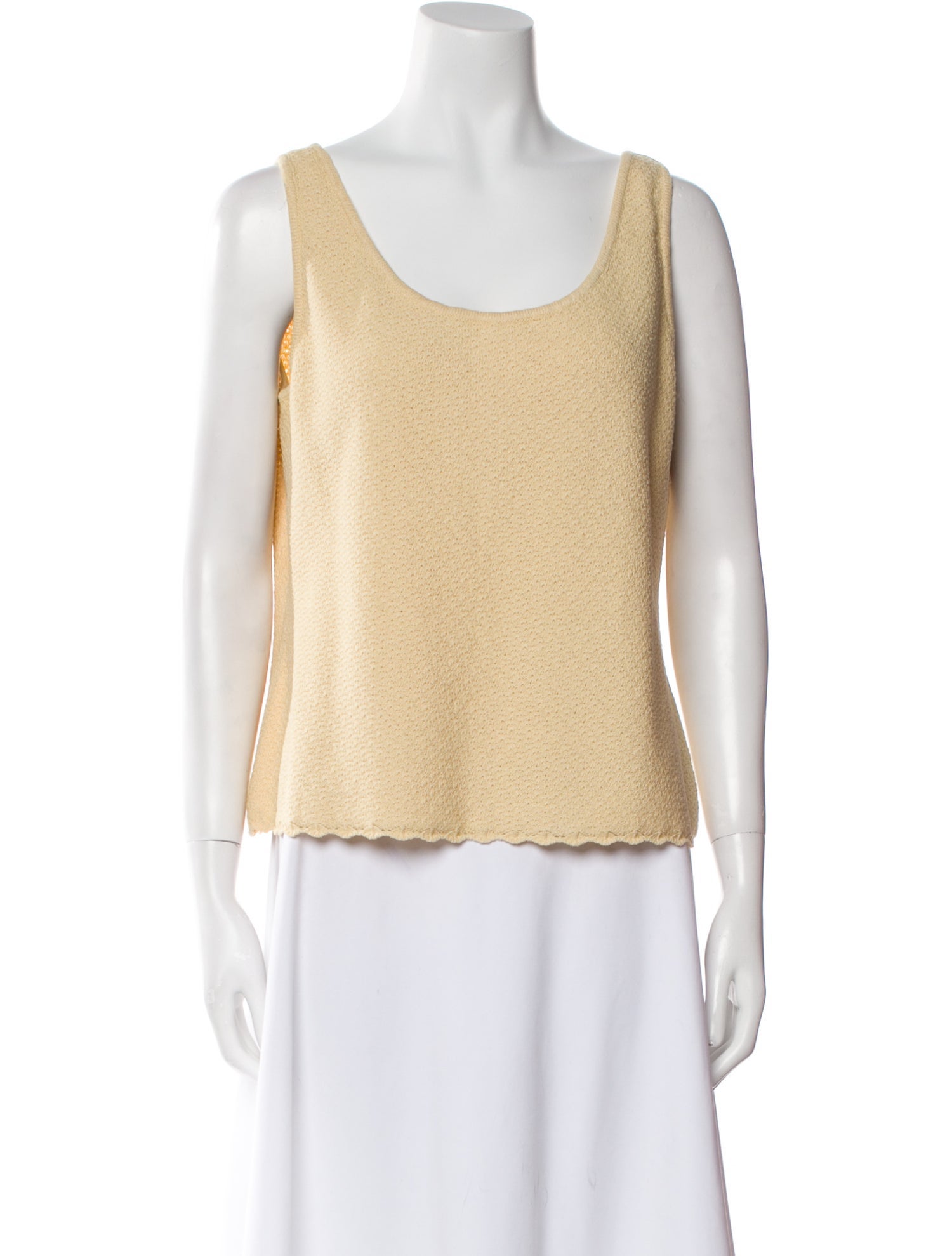 St. John Collection Vintage Scoop Neck Top