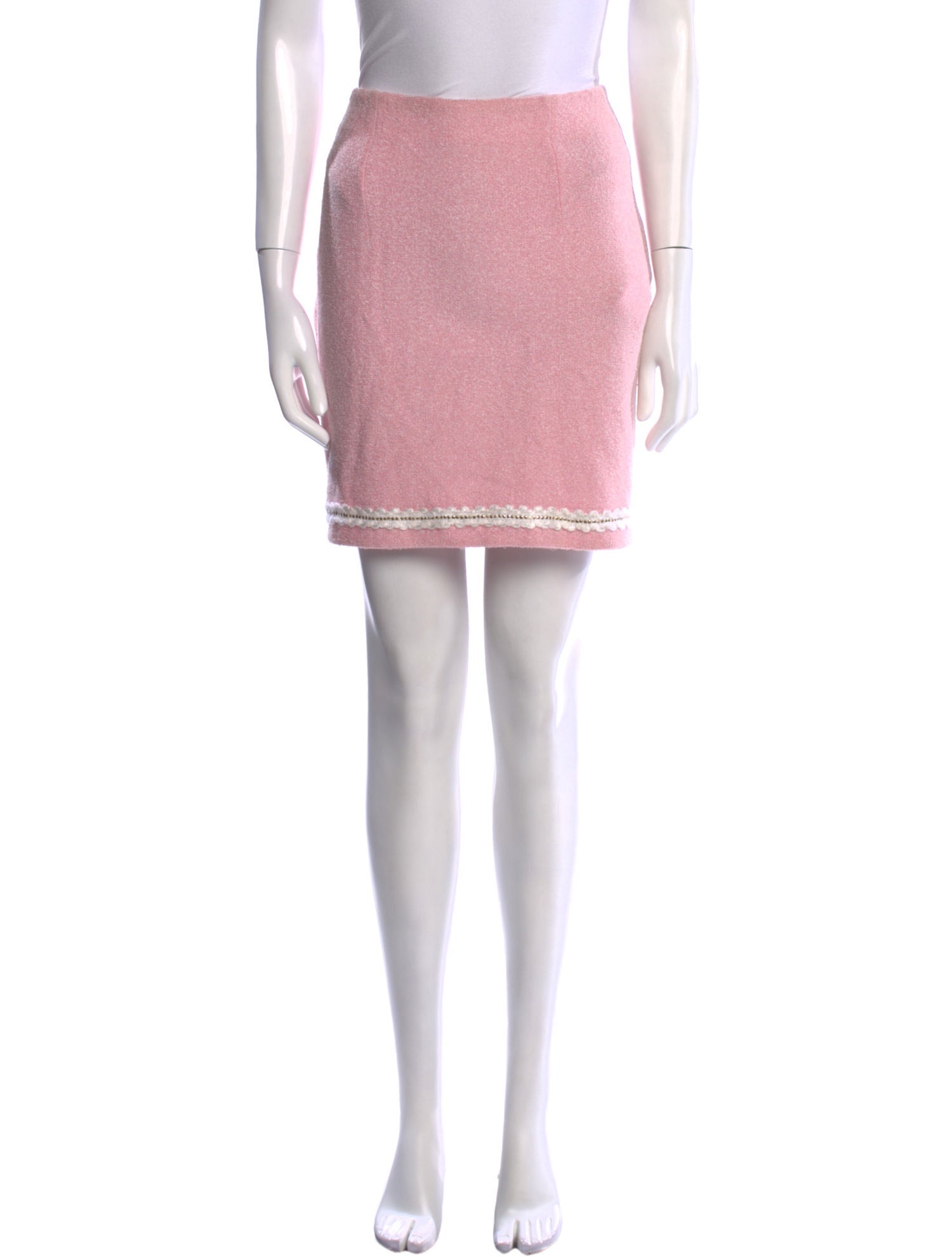 St. John Collection Wool Mini Skirt