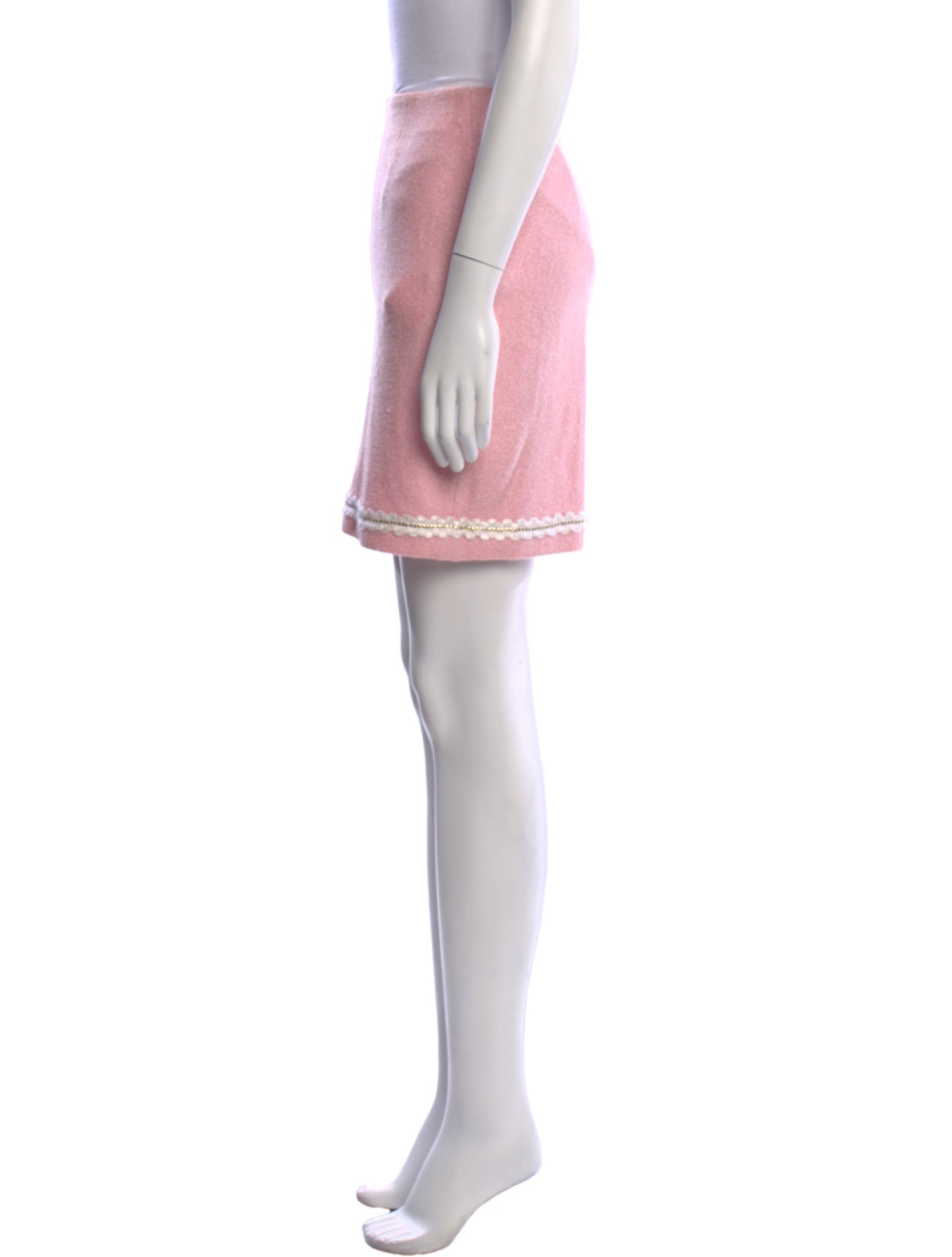 St. John Collection Wool Mini Skirt