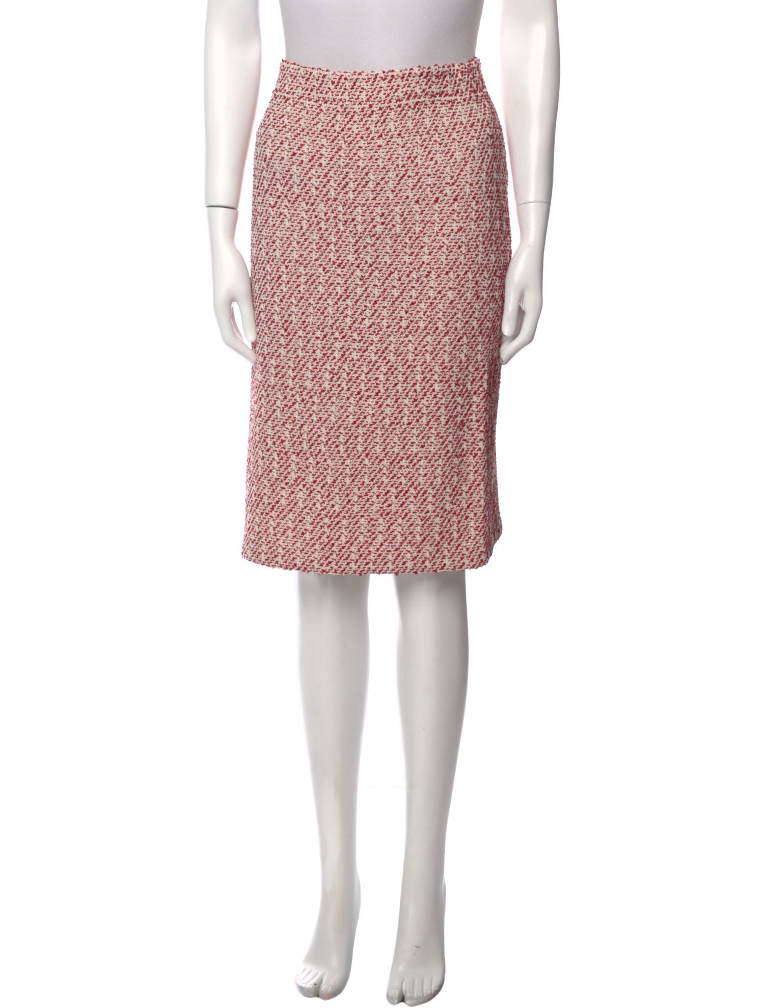 St. John Collection Printed Knee-Length Skirt