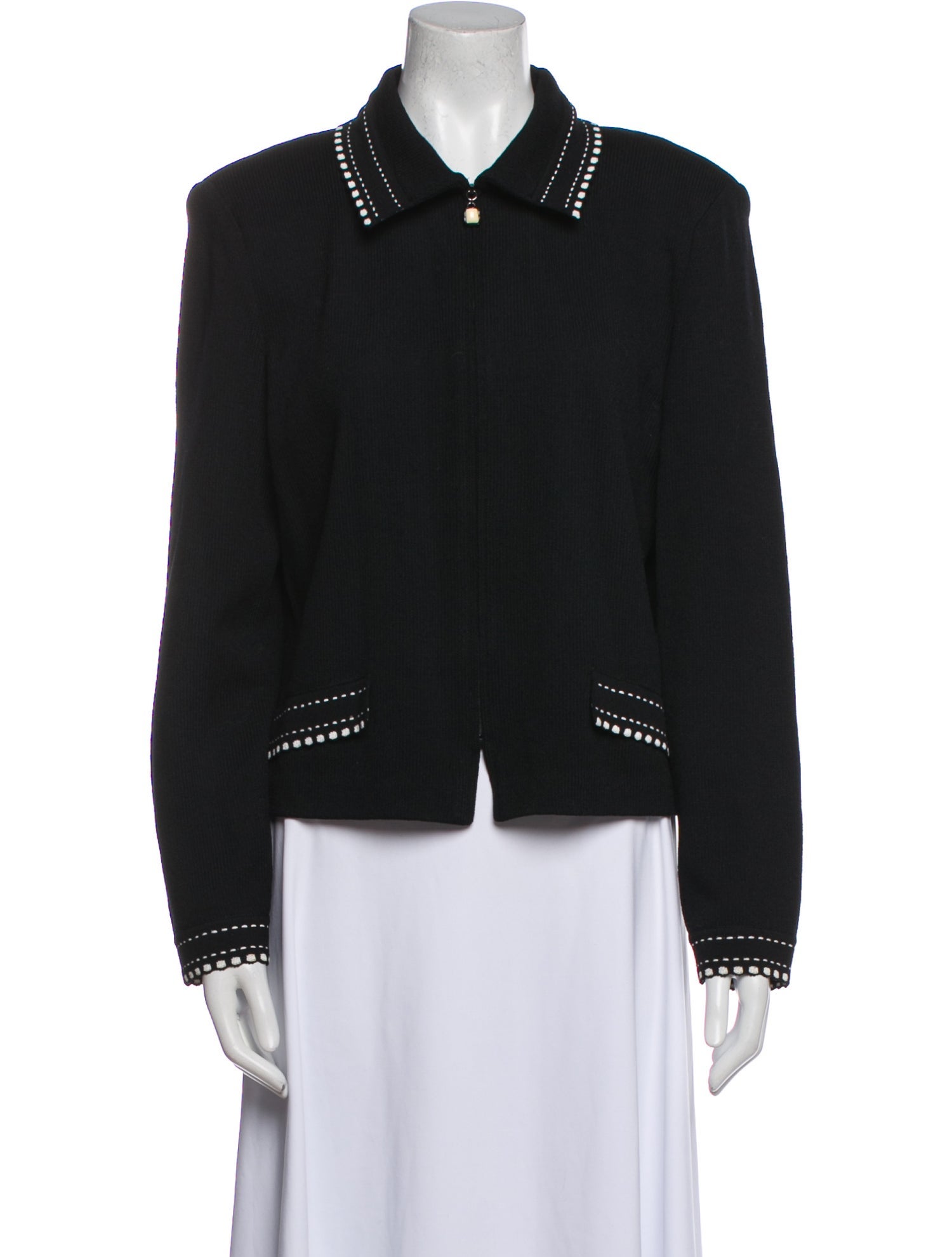 St. John Collection Striped Evening Jacket