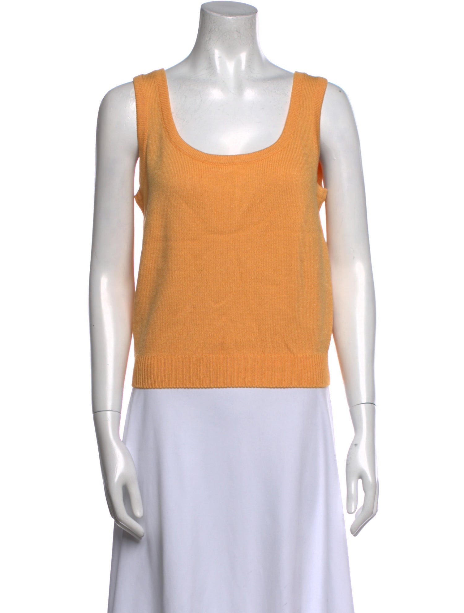St. John Collection Wool Scoop Neck Top