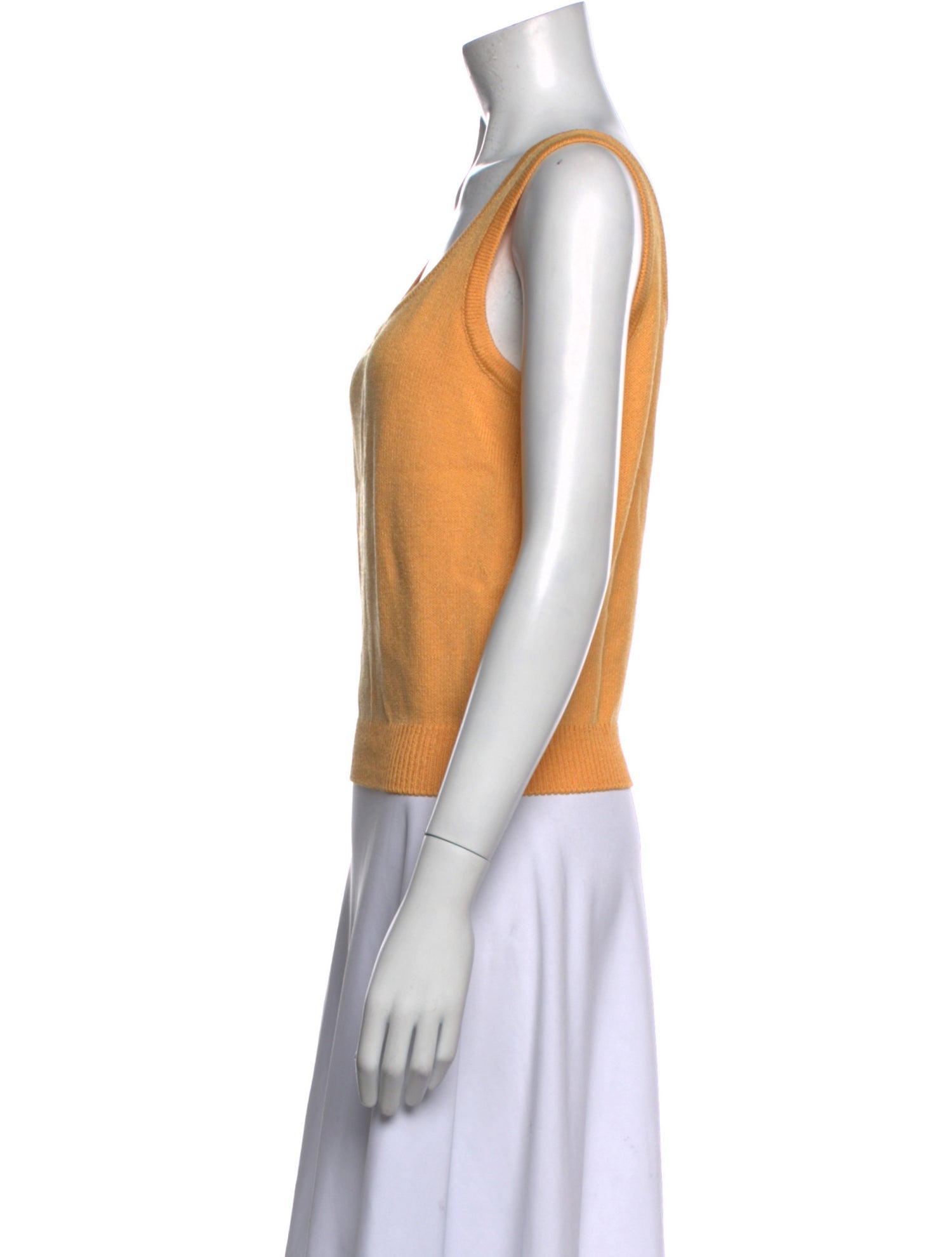St. John Collection Wool Scoop Neck Top