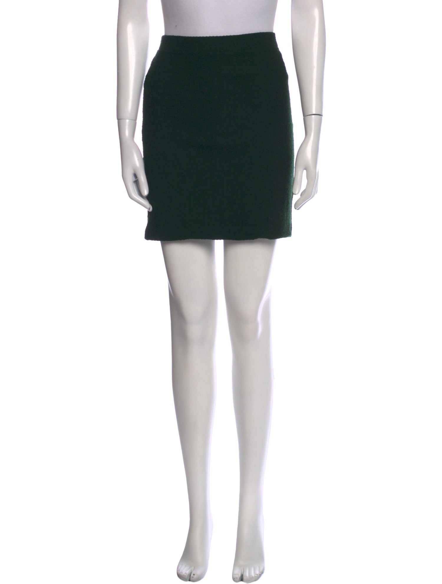 St. John Collection Wool Mini Skirt