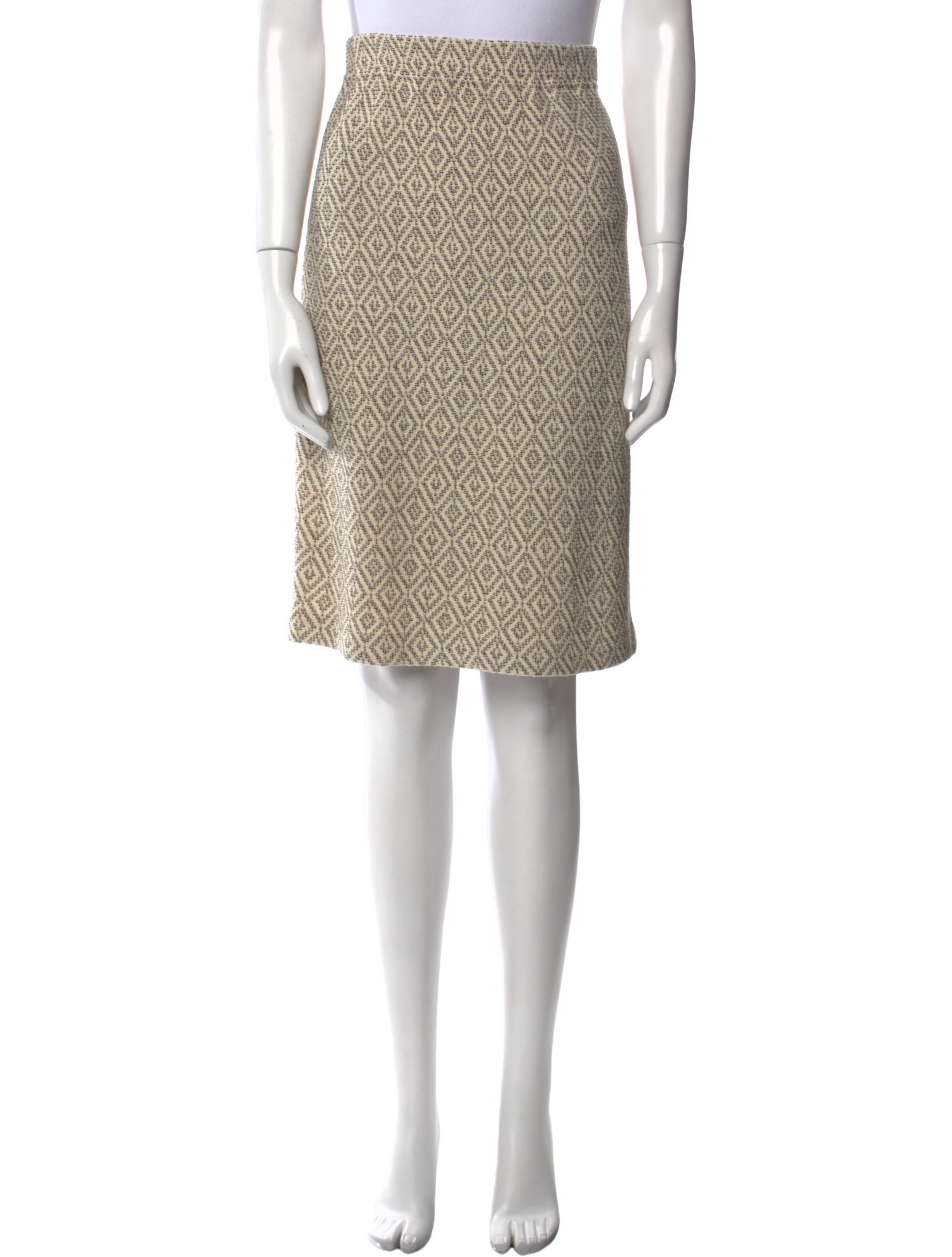 St. John Collection Wool Knee-Length Skirt