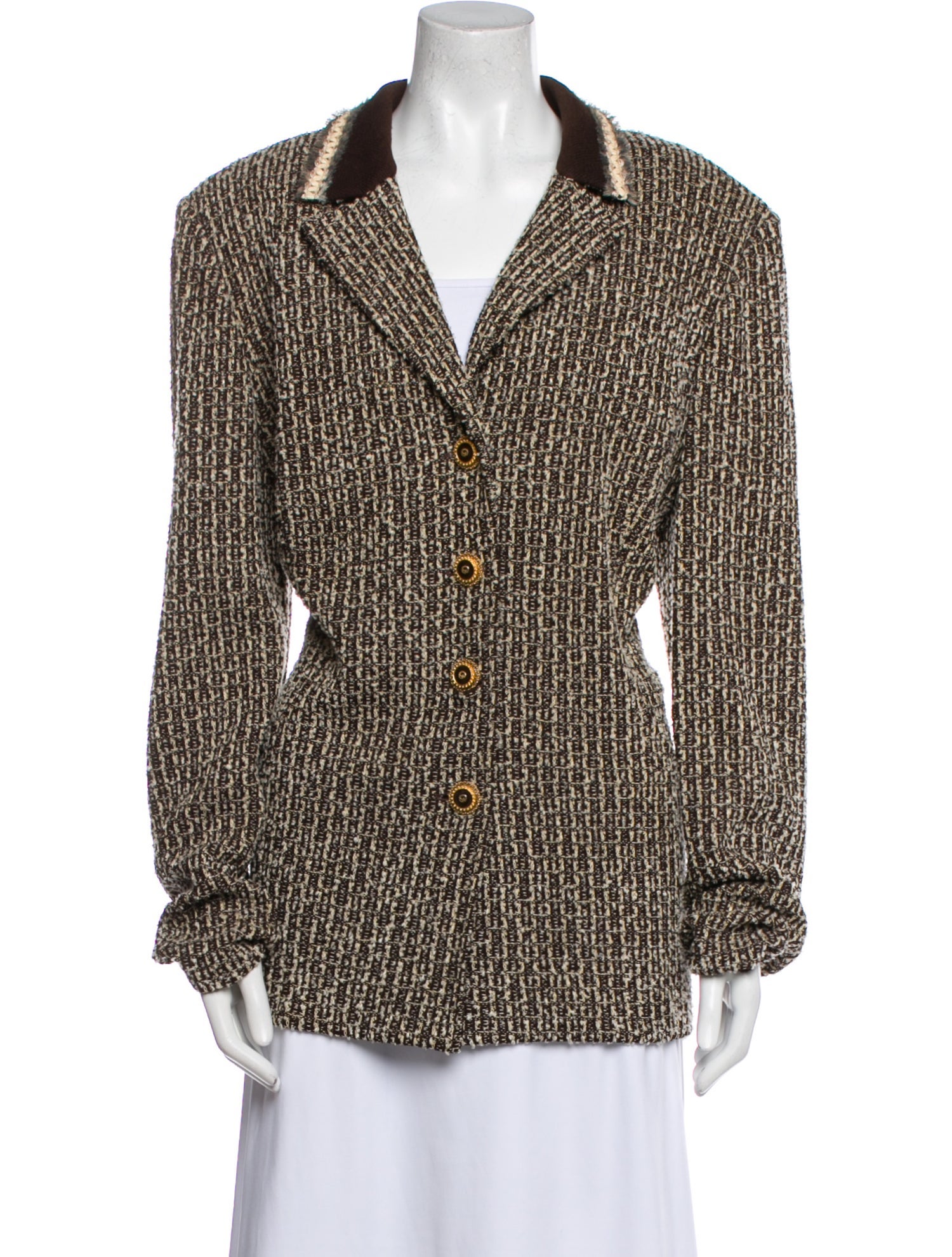 St. John Collection Printed Blazer