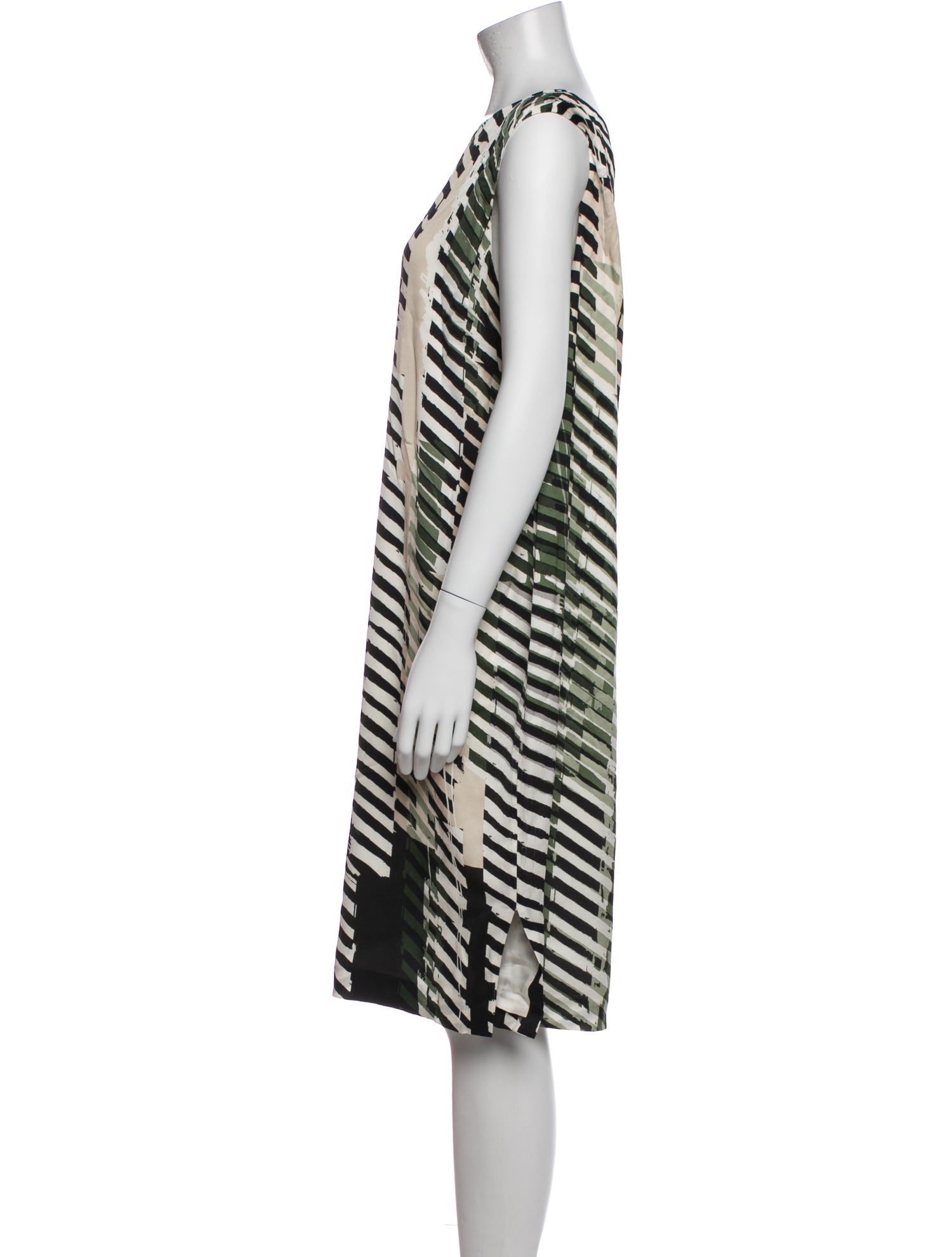 St. John Collection Silk Knee-Length Dress