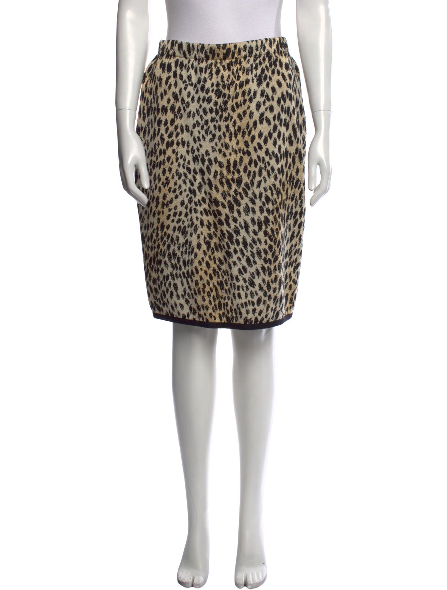 St. John Collection Wool Knee-Length Skirt