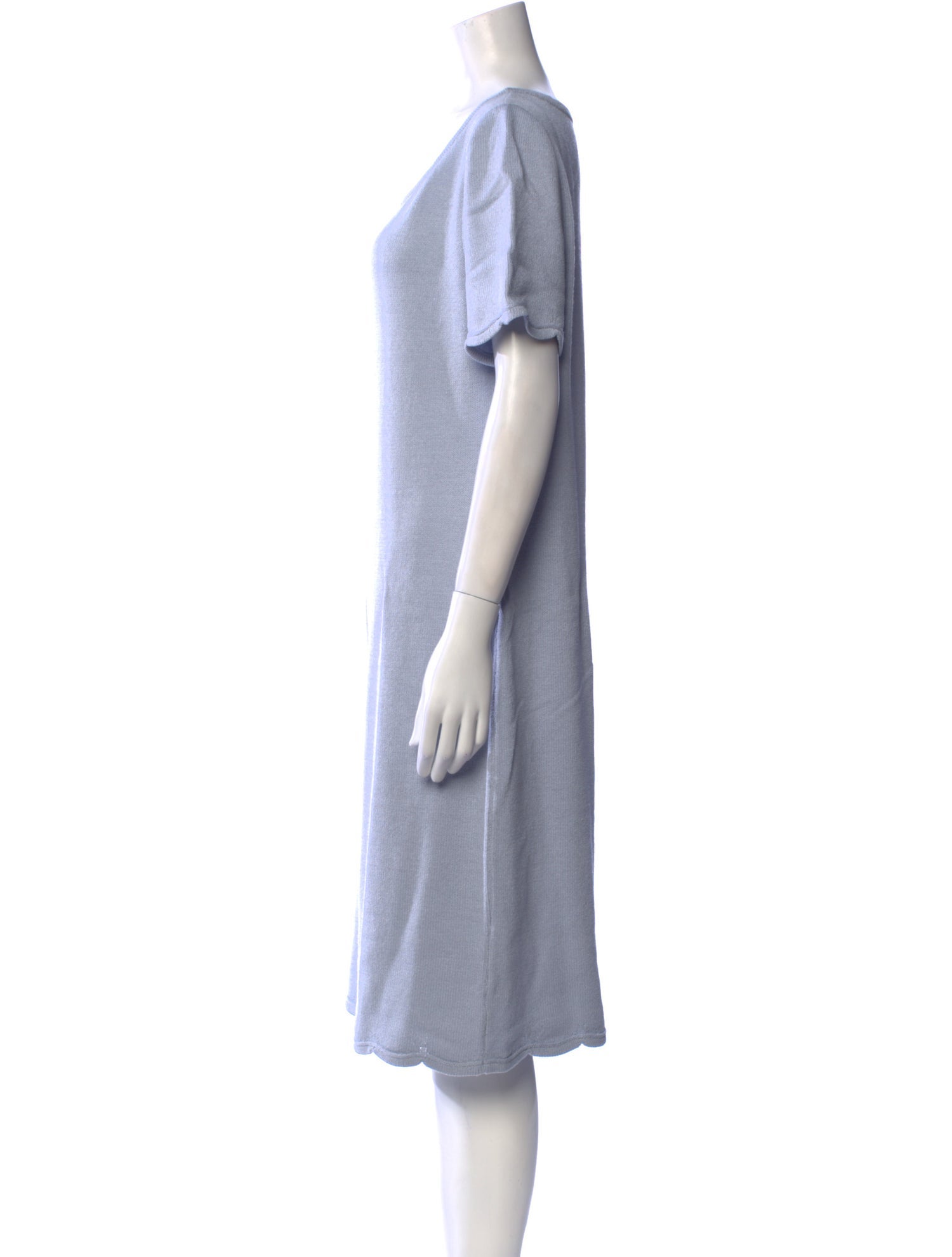 St. John Collection Scoop Neck Knee-Length Dress