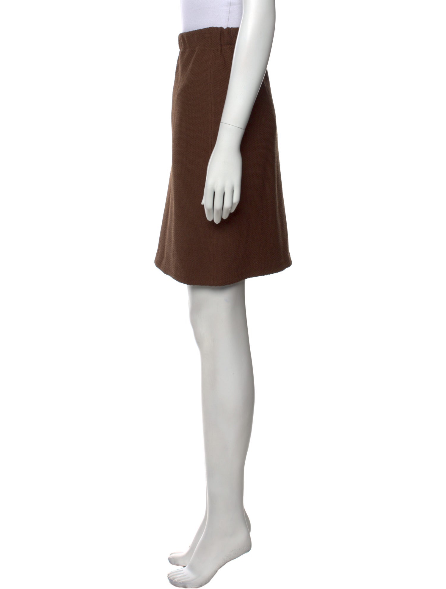 St. John Collection Eyelet Trim Mini Skirt