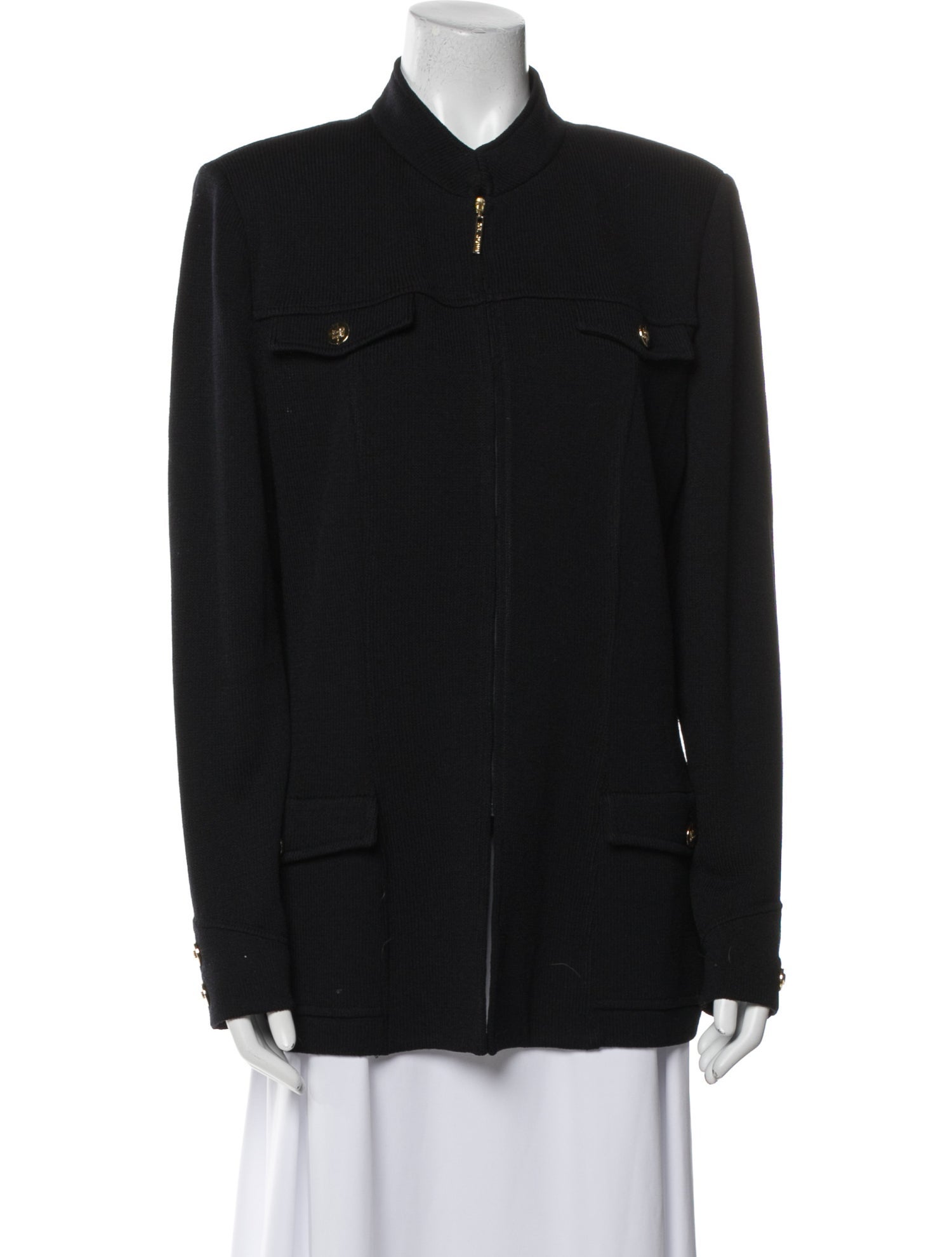 St. John Collection Mock Neck Sweater