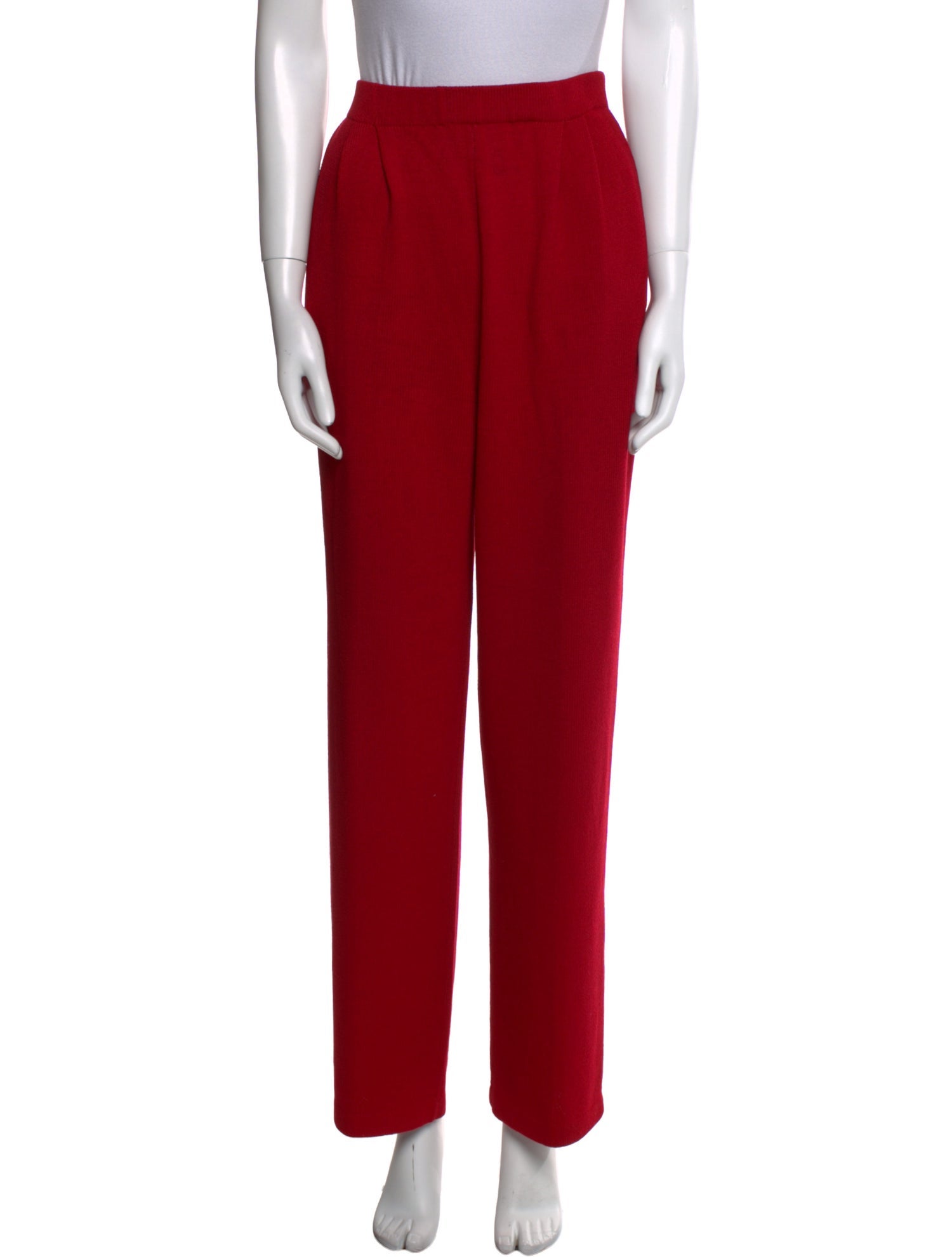 St. John Collection Wool Wide Leg Pants