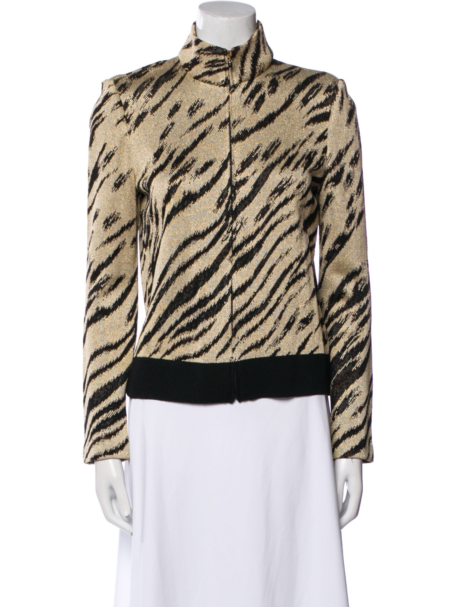 St. John Collection Printed Evening Jacket