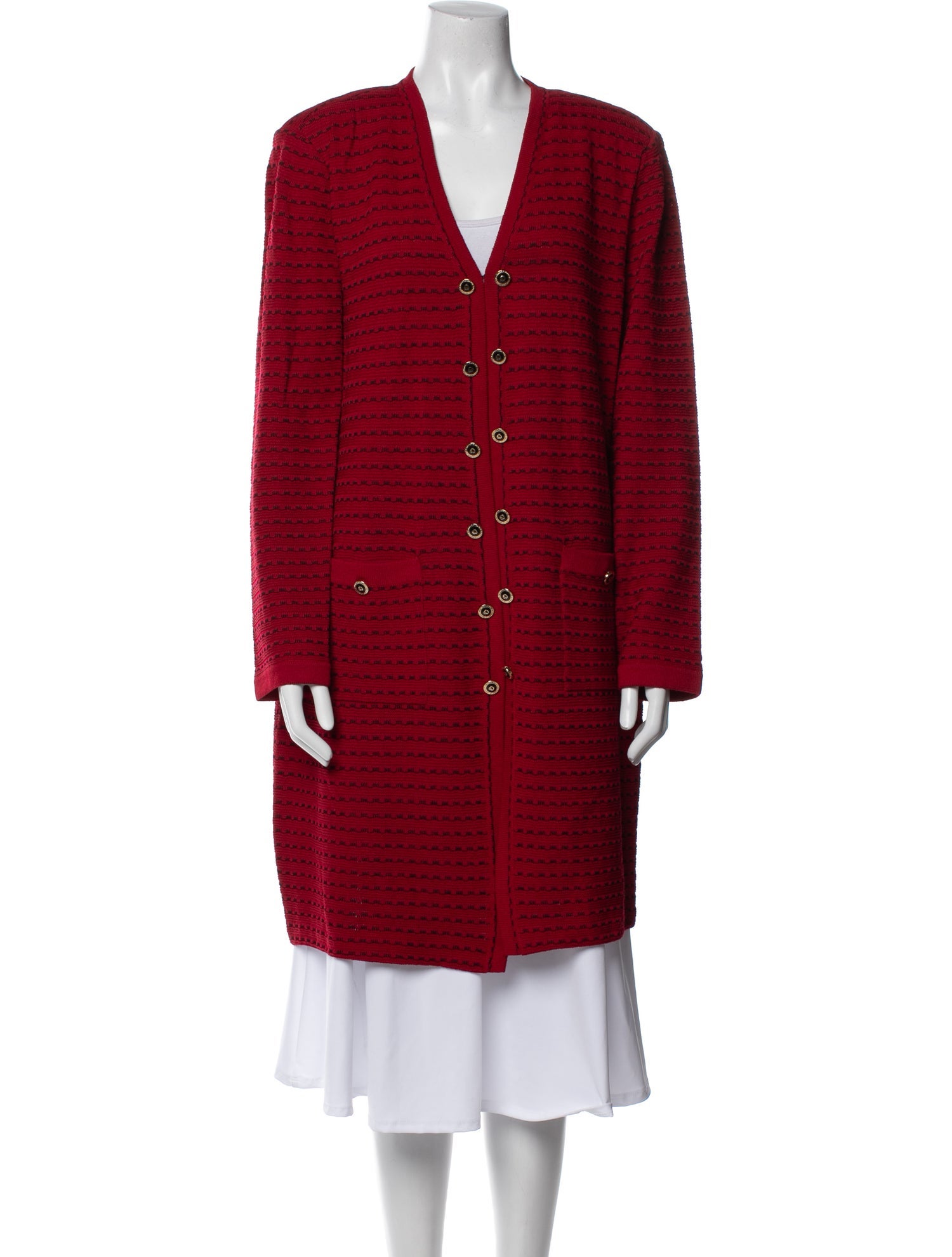 St. John Collection Striped Evening Jacket