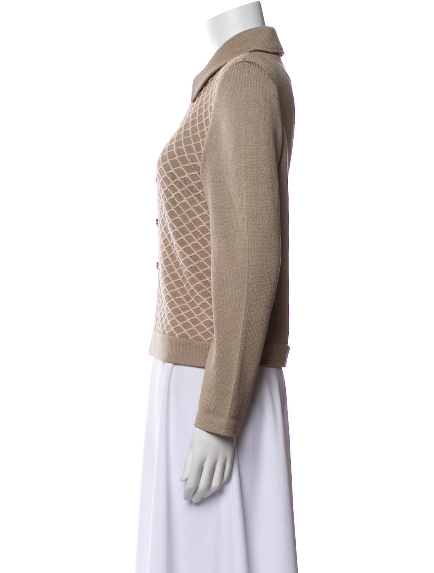 St. John Collection Plaid Print Blazer