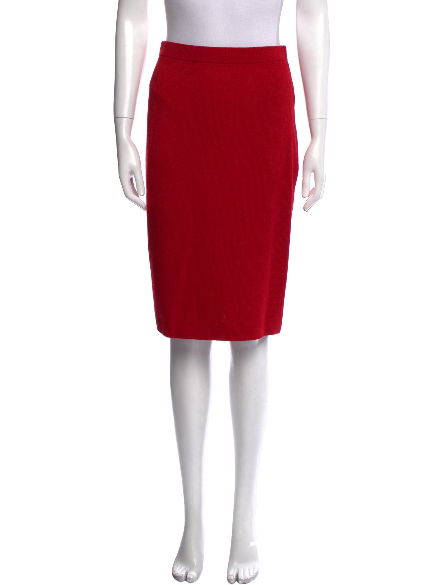 St. John Collection Wool Knee-Length Skirt