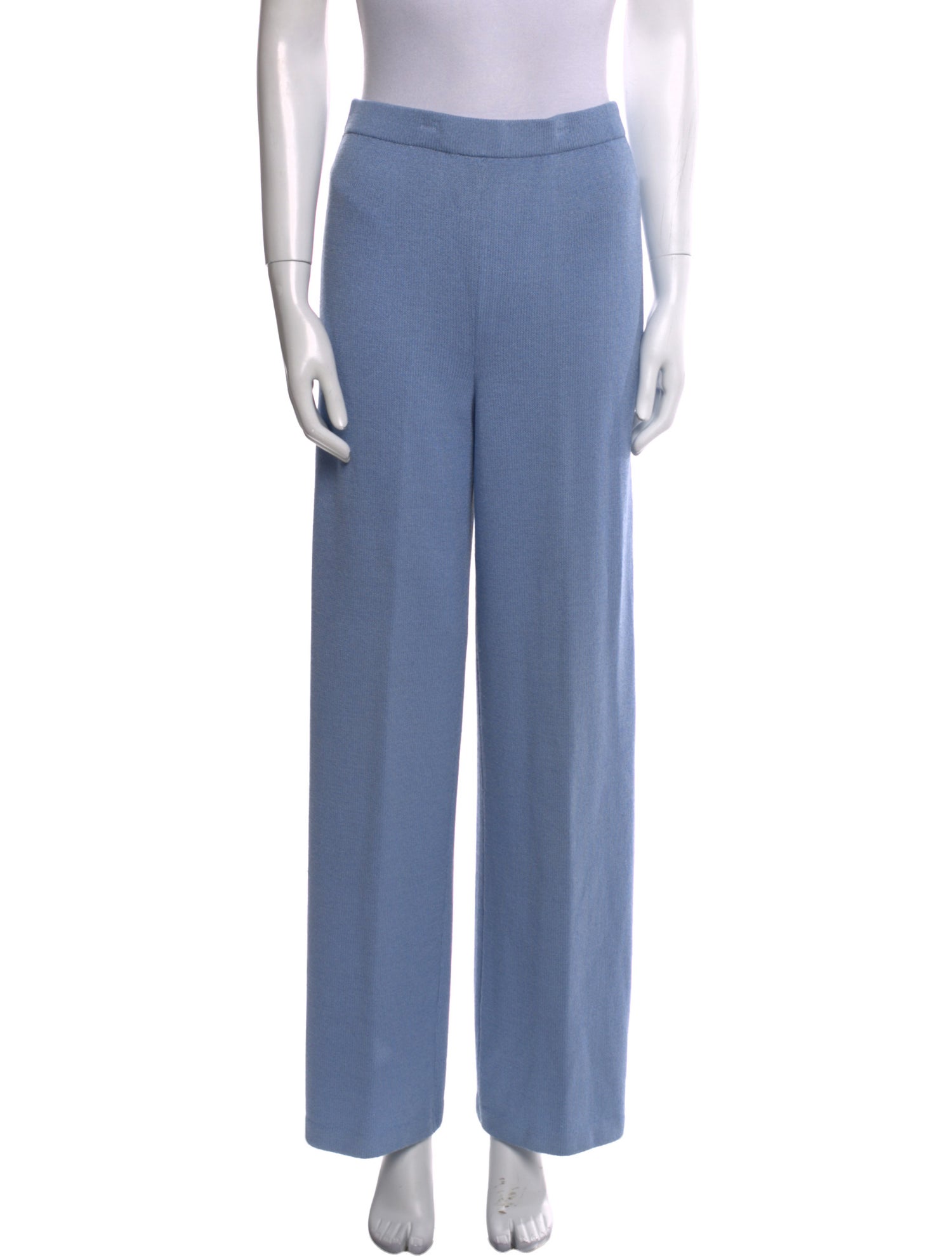 St. John Collection Wool Wide Leg Pants