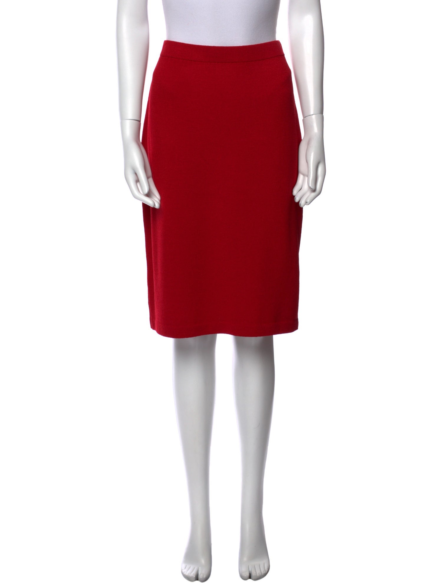 St. John Collection Wool Knee-Length Skirt