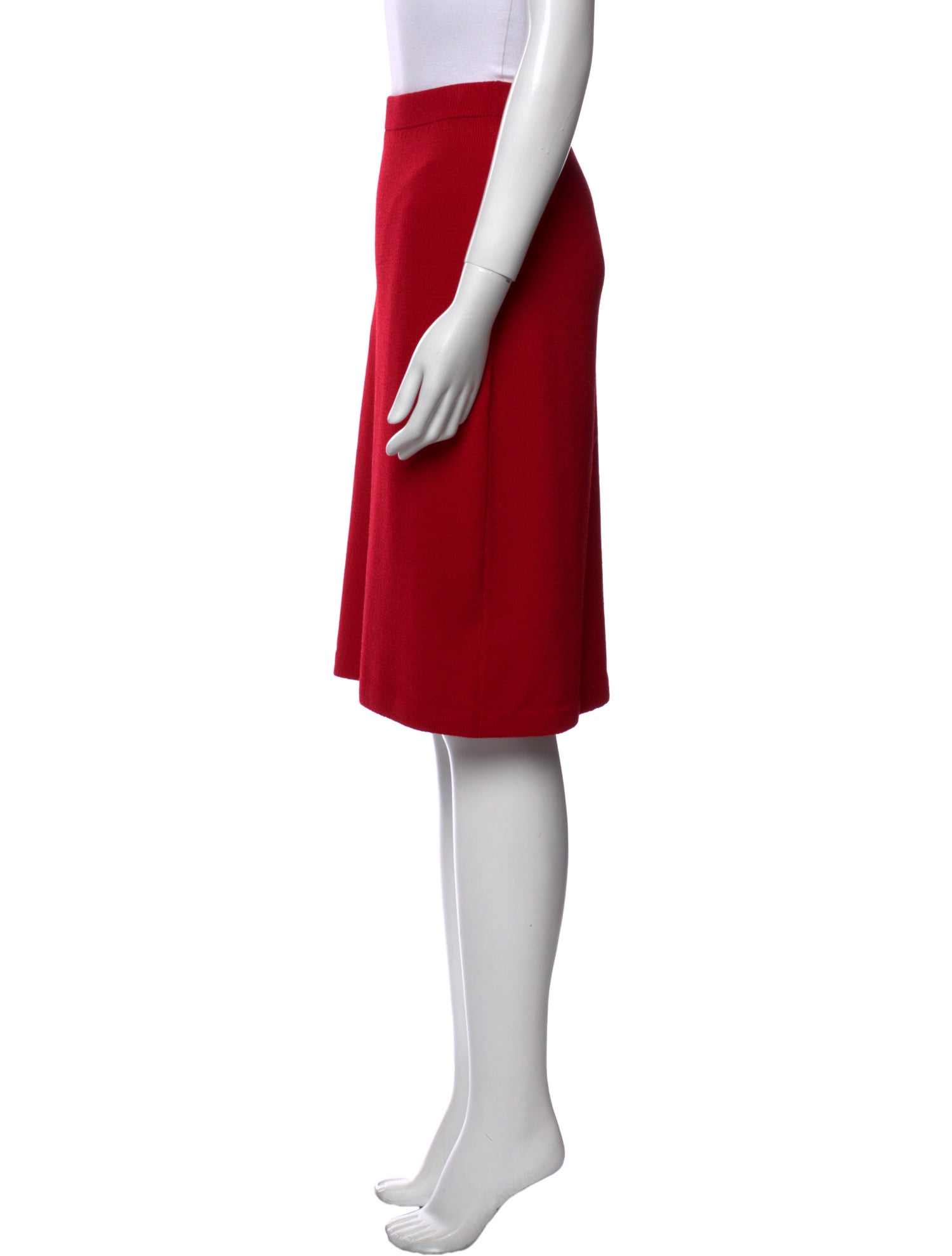 St. John Collection Wool Knee-Length Skirt