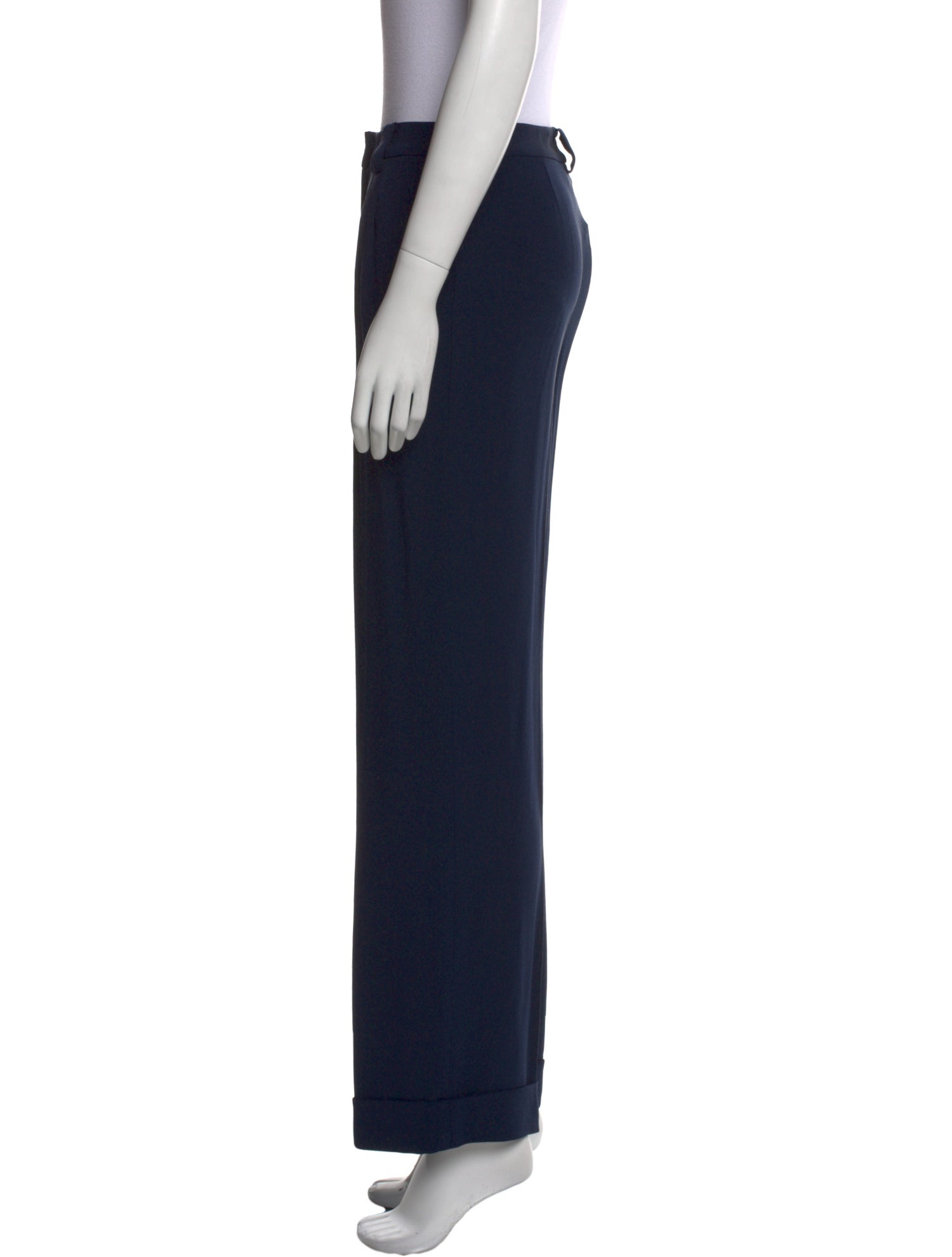 St. John Collection Silk Wide Leg Pants
