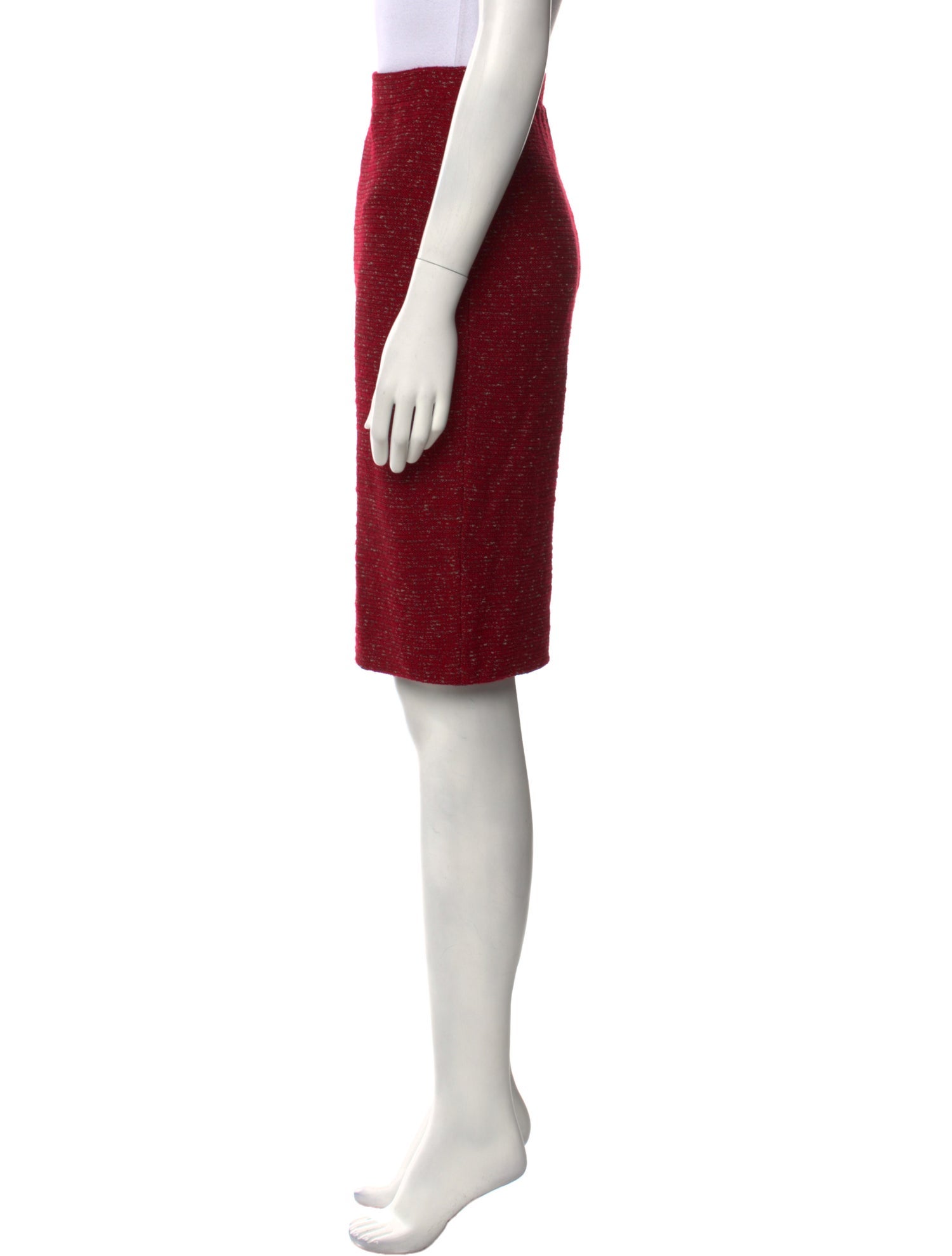 St. John Collection Wool Knee-Length Skirt