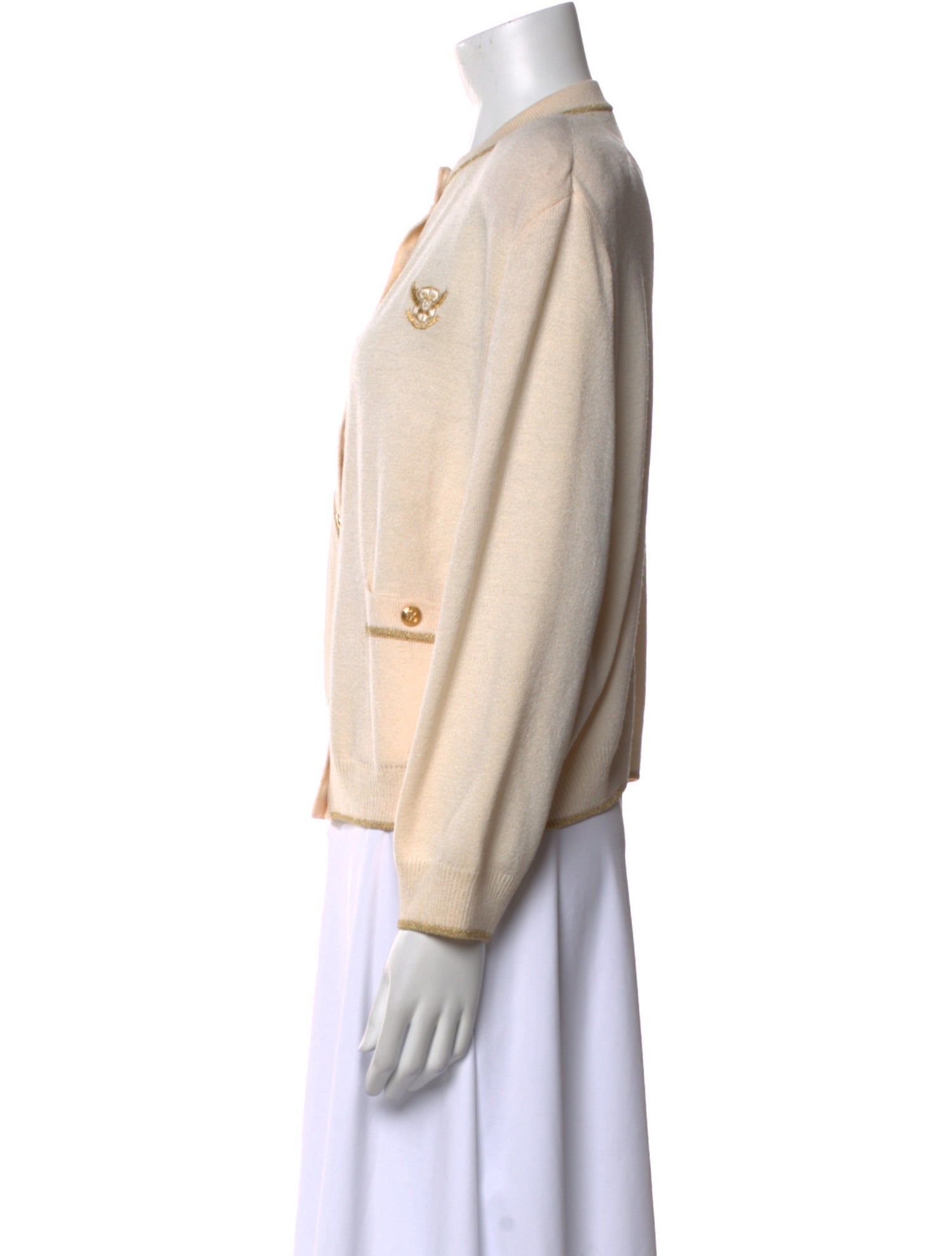 St. John Collection Wool Crew Neck Sweater