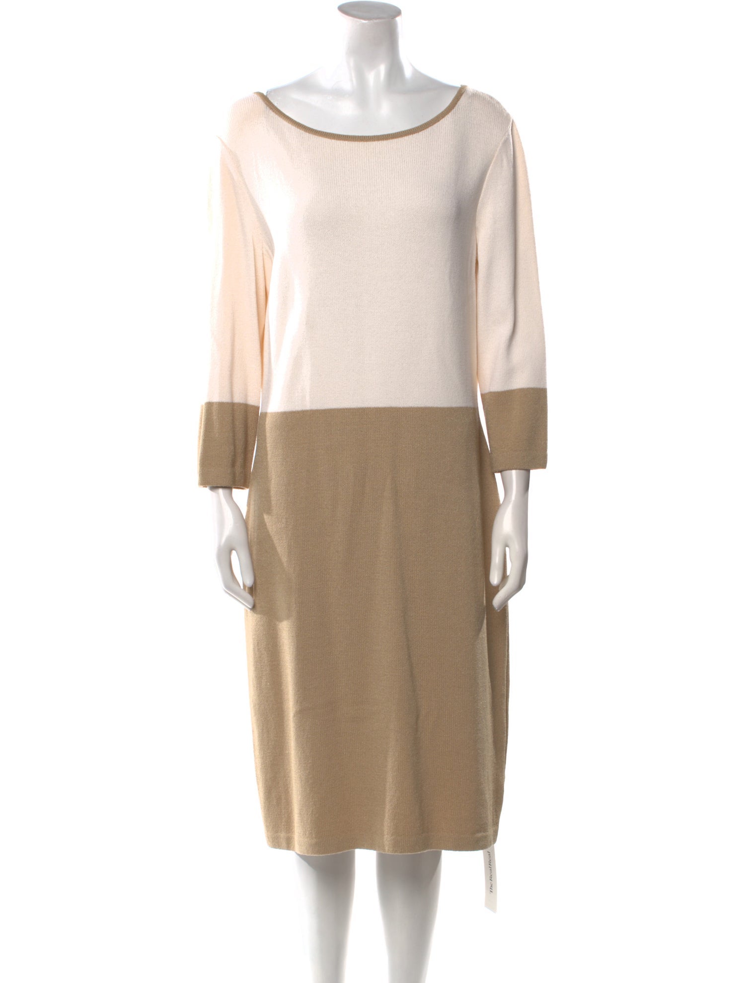 St. John Collection Wool Midi Length Dress