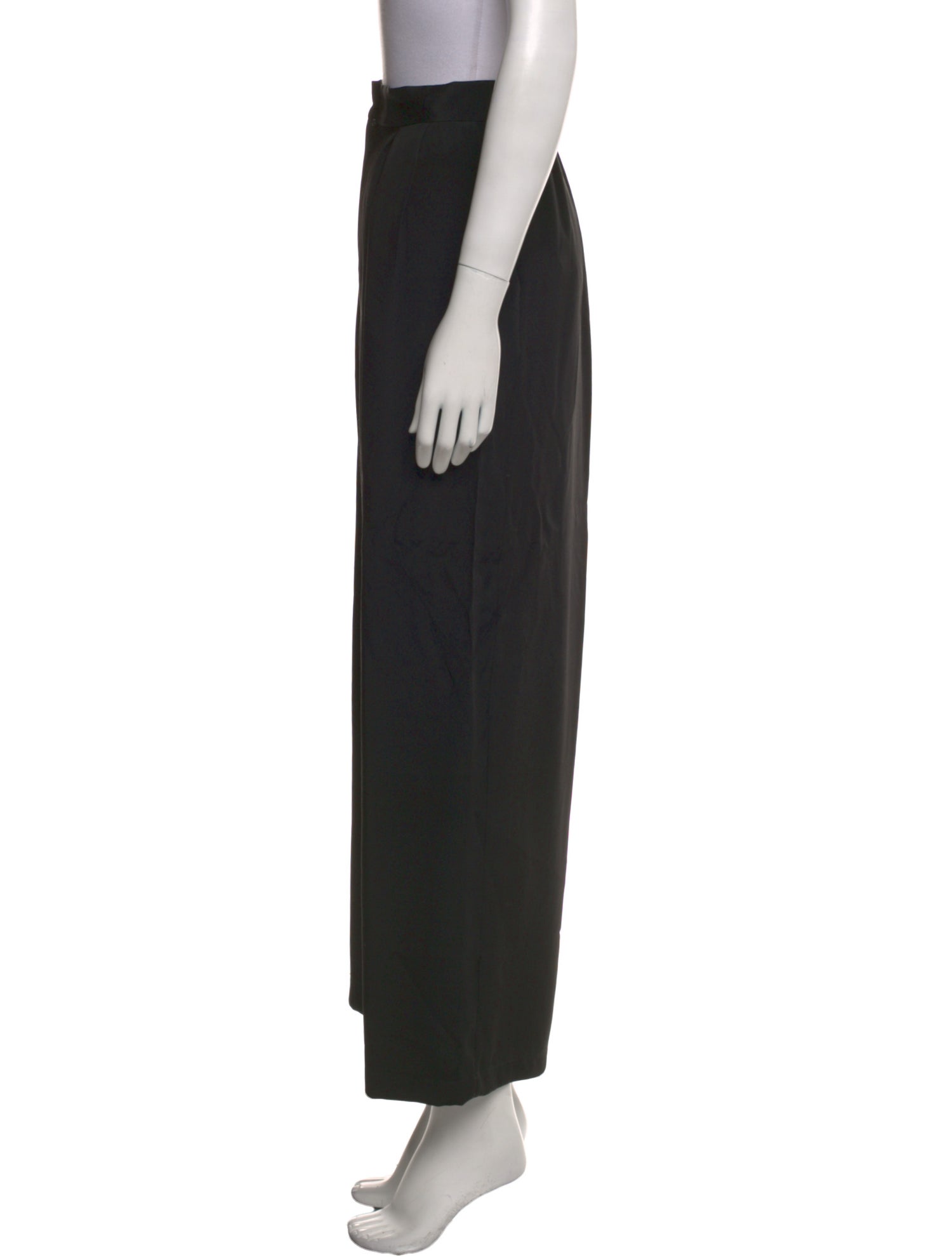 St. John Collection Silk Wide Leg Pants