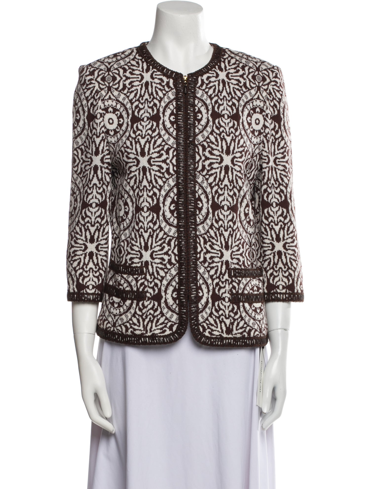 St. John Collection Printed Jacket