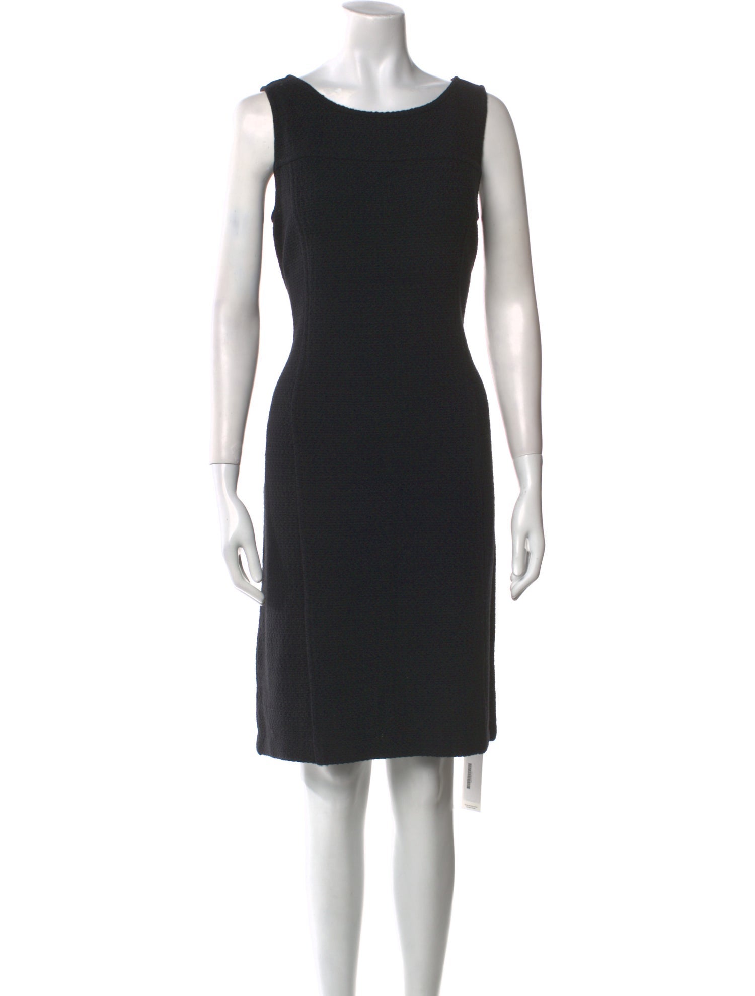 St. John Collection Bateau Neckline Knee-Length Dress