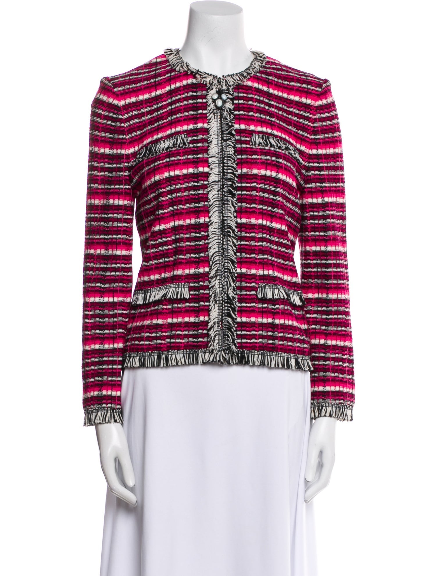 St. John Collection Striped Evening Jacket
