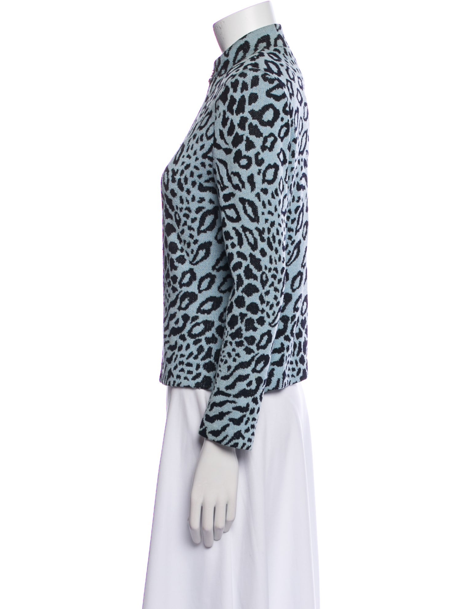 St. John Collection Animal Print Evening Jacket