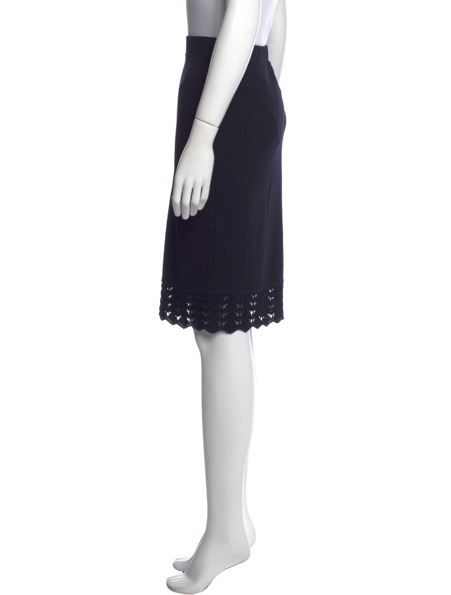 St. John Collection Wool Knee-Length Skirt