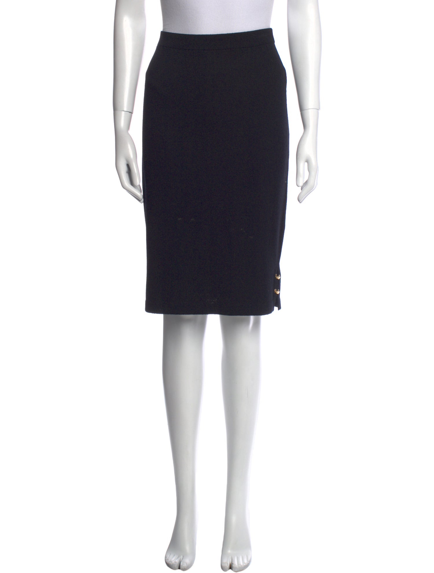 St. John Collection Wool Knee-Length Skirt