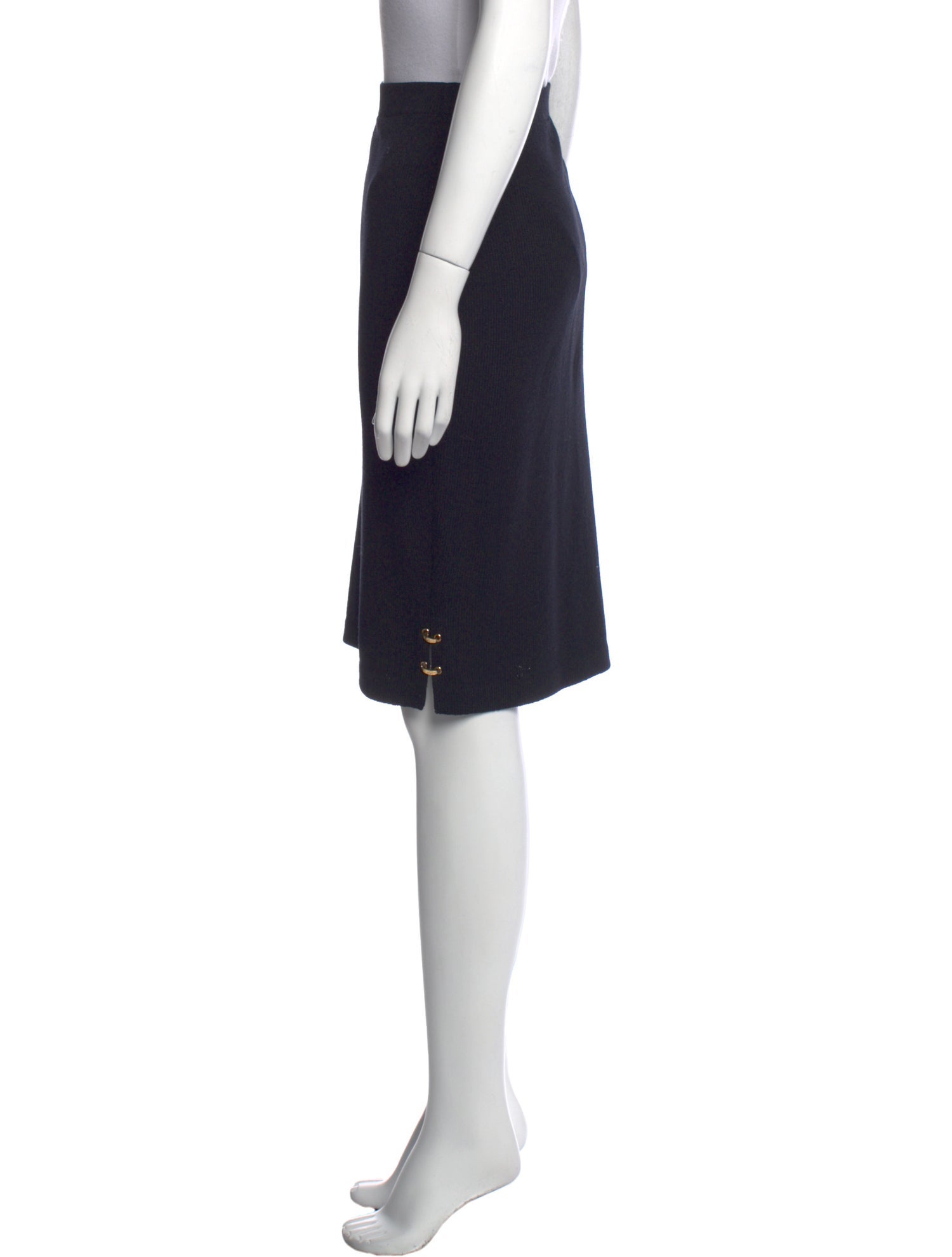 St. John Collection Wool Knee-Length Skirt