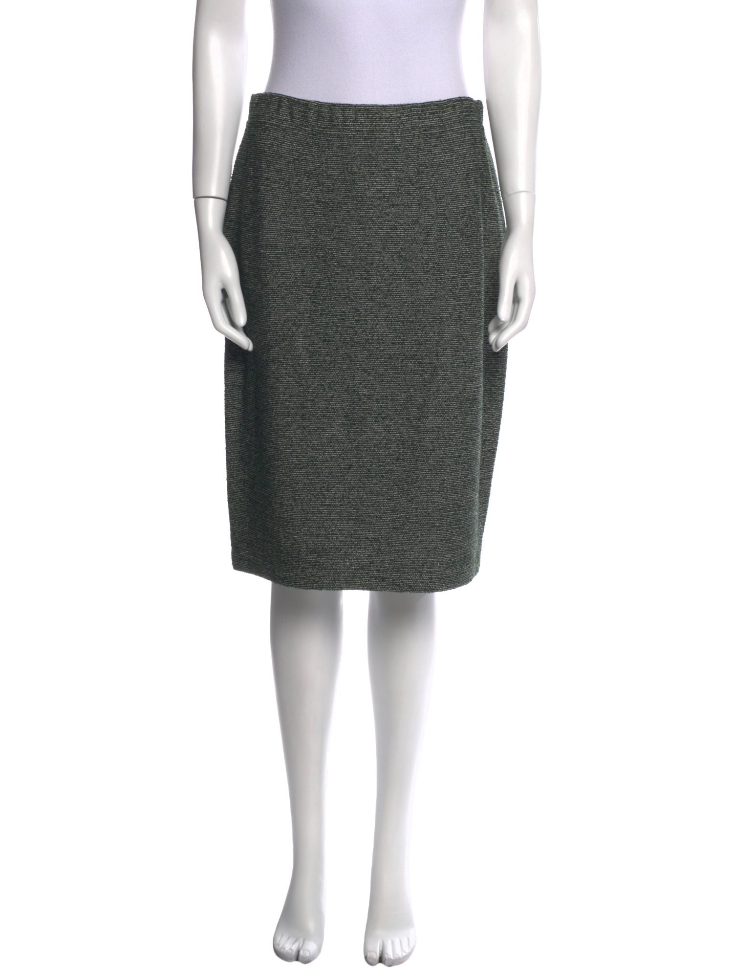 St. John Collection Wool Knee-Length Skirt